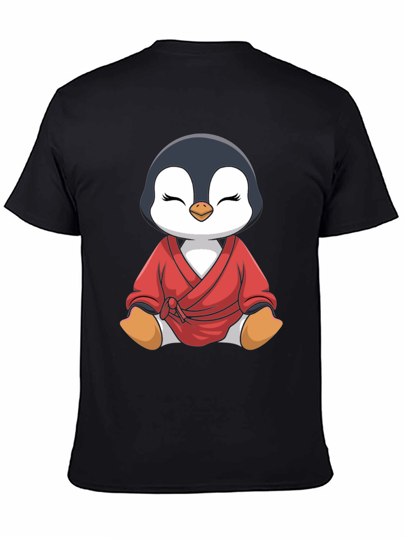 Penguin Karate Black T-Shirt