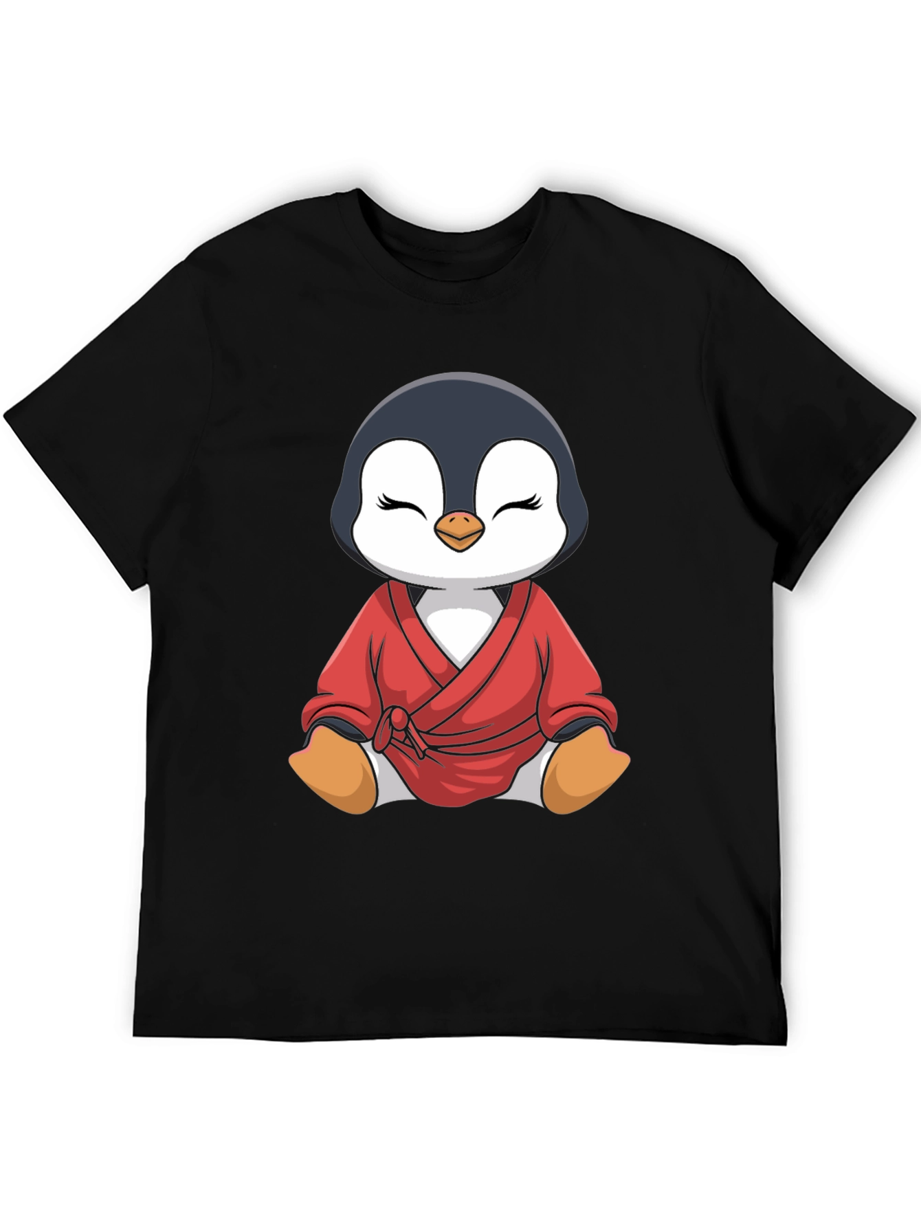 Penguin Karate Black T-Shirt