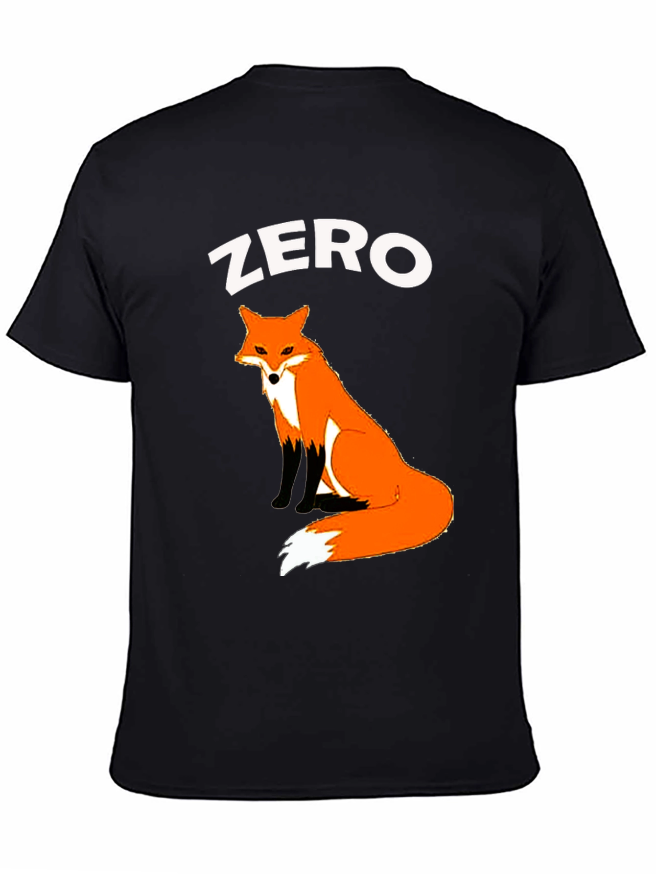 Zero Fox Given T-Shirt - Cute Animal Graphic Tee