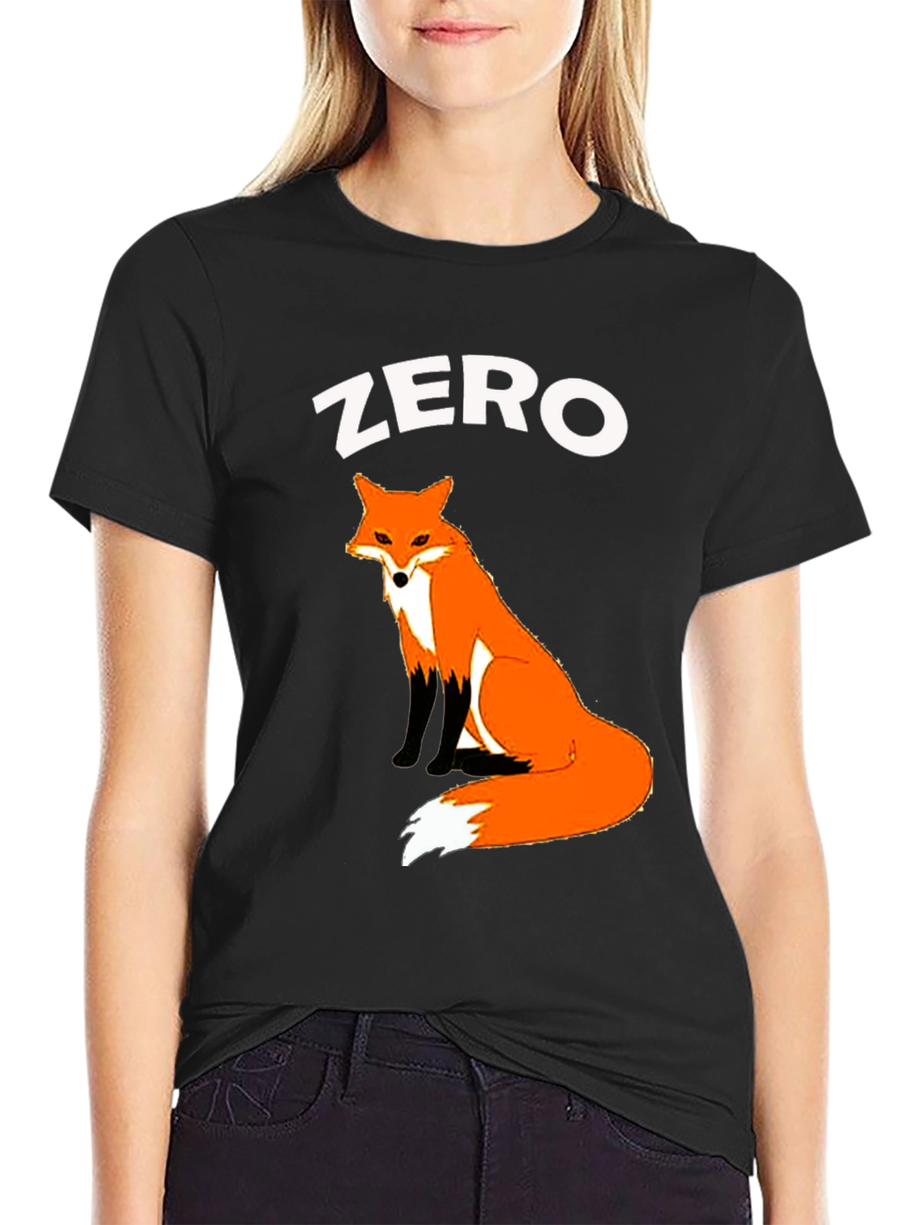Zero Fox Given T-Shirt - Cute Animal Graphic Tee
