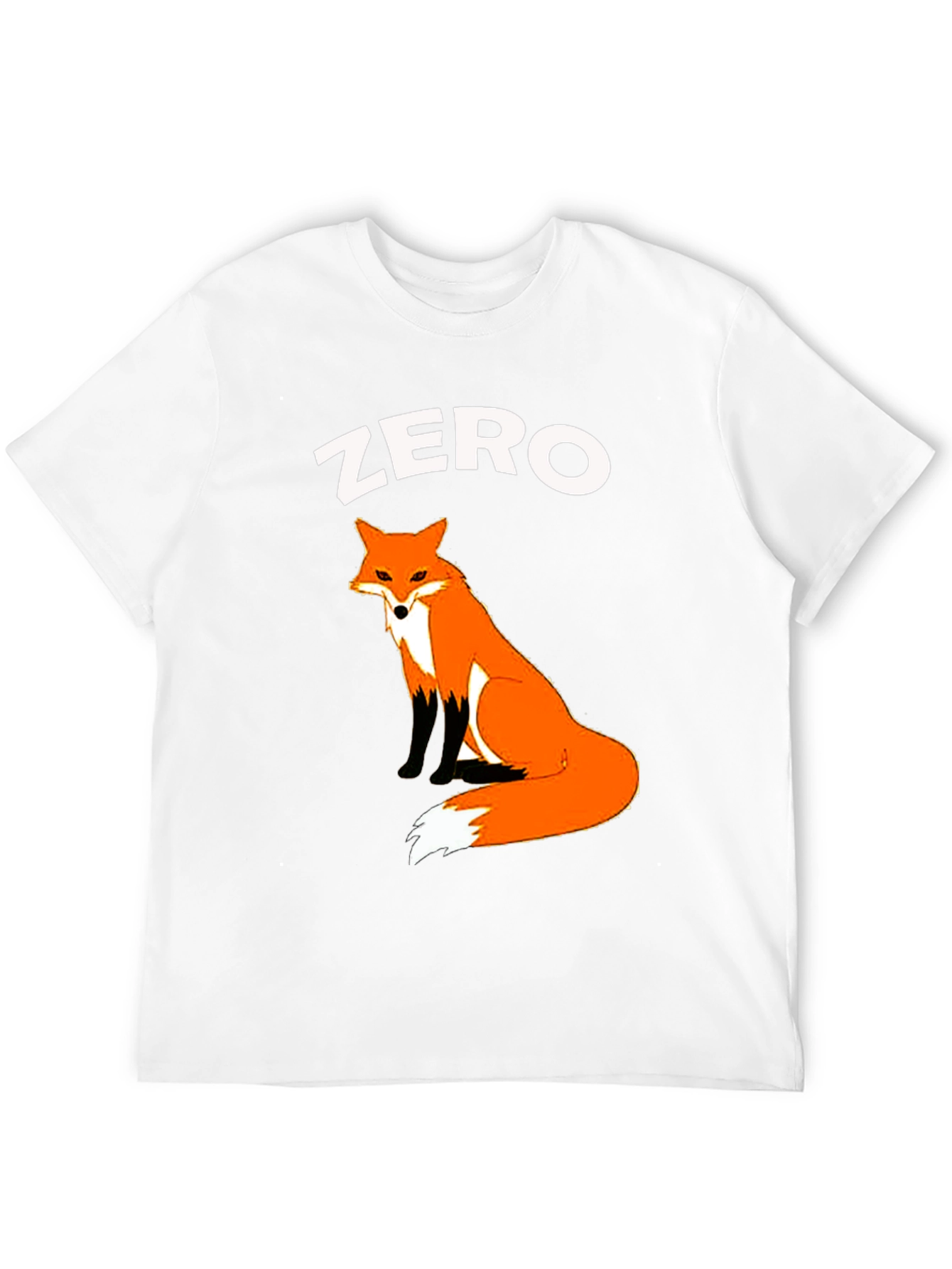 Zero Fox Given T-Shirt - Cute Animal Graphic Tee