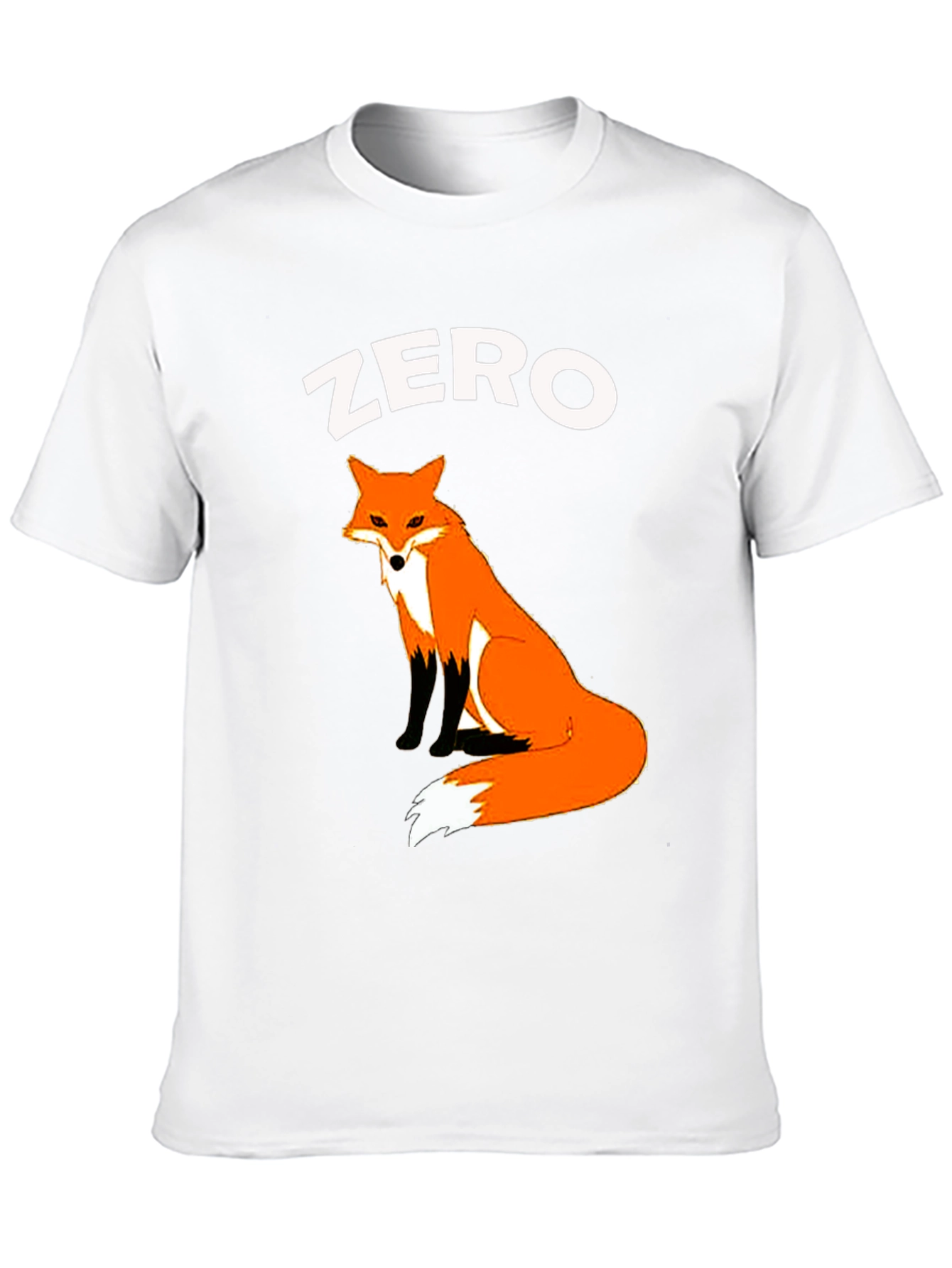 Zero Fox Given T-Shirt - Cute Animal Graphic Tee