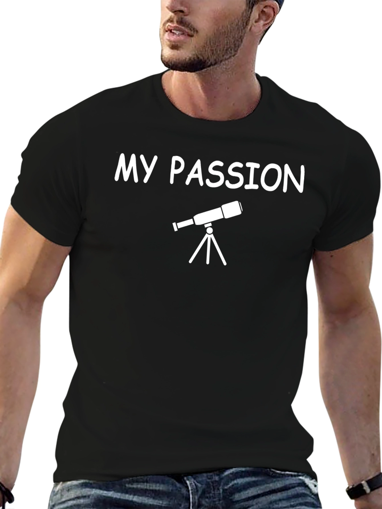 My Passion Telescope Graphic T-Shirt