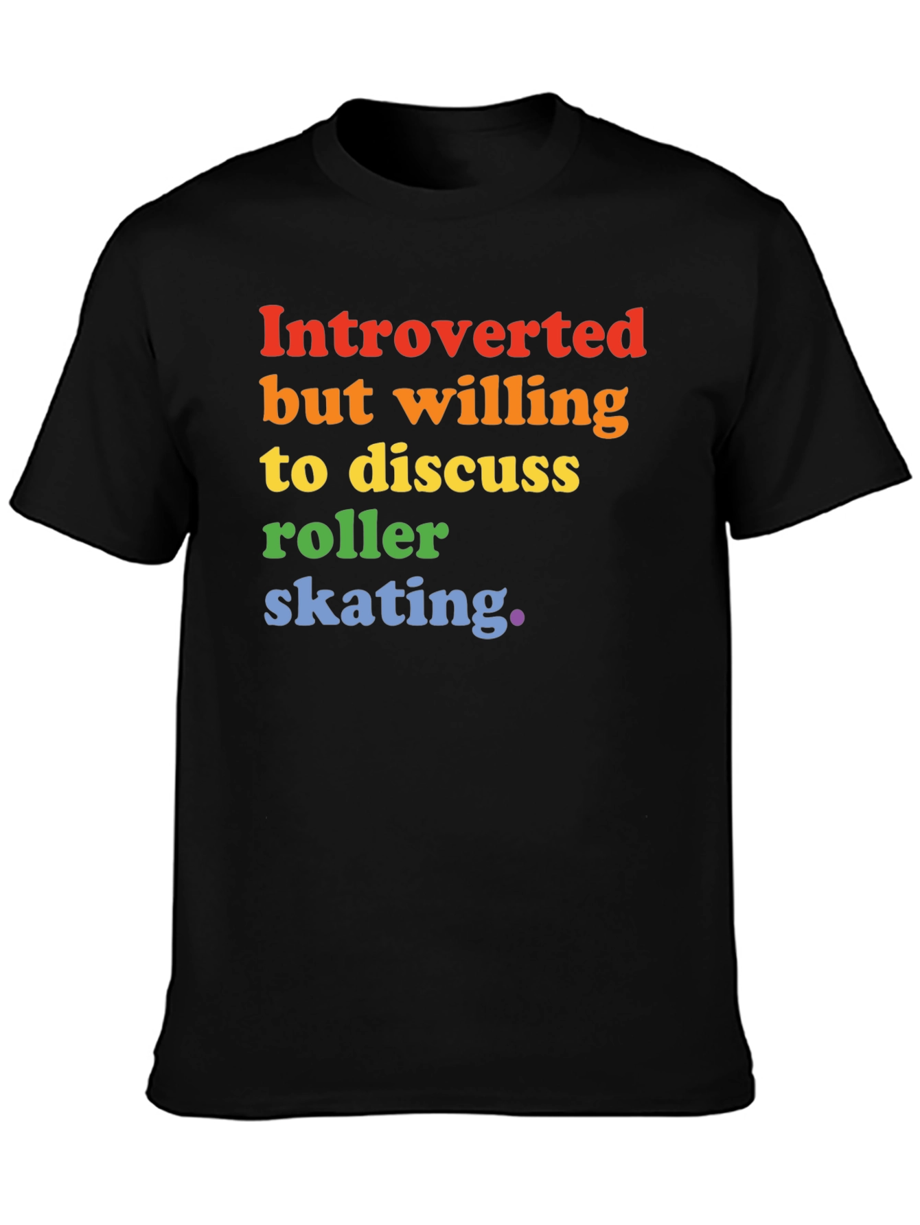 Introverted Roller Skating Graphic Tee