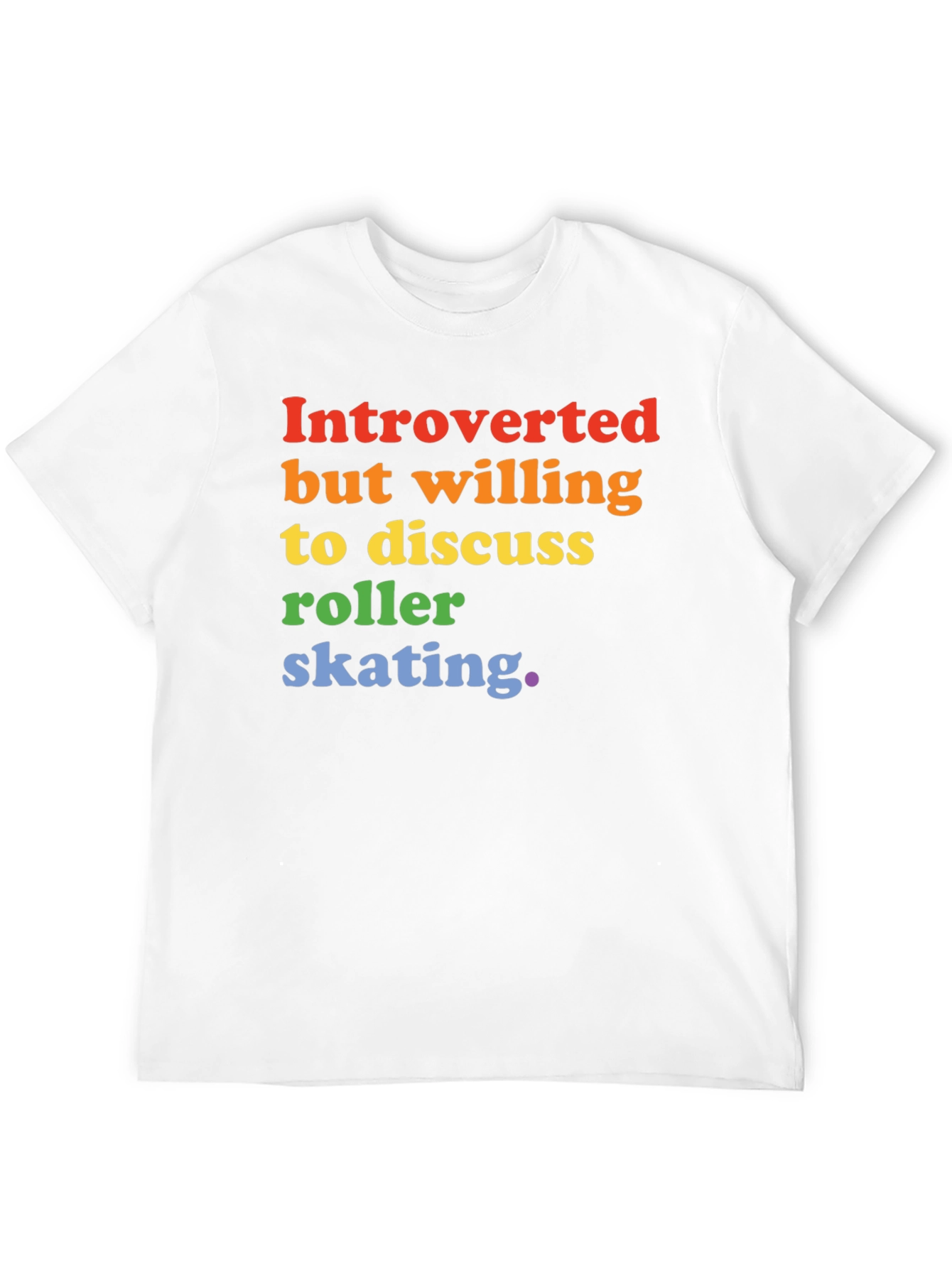 Introverted Roller Skating Graphic Tee