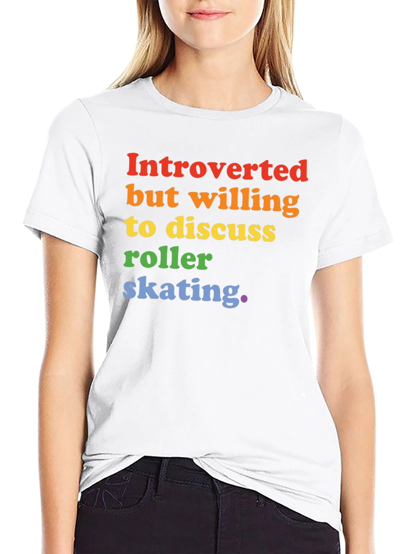 Introverted Roller Skating Graphic Tee
