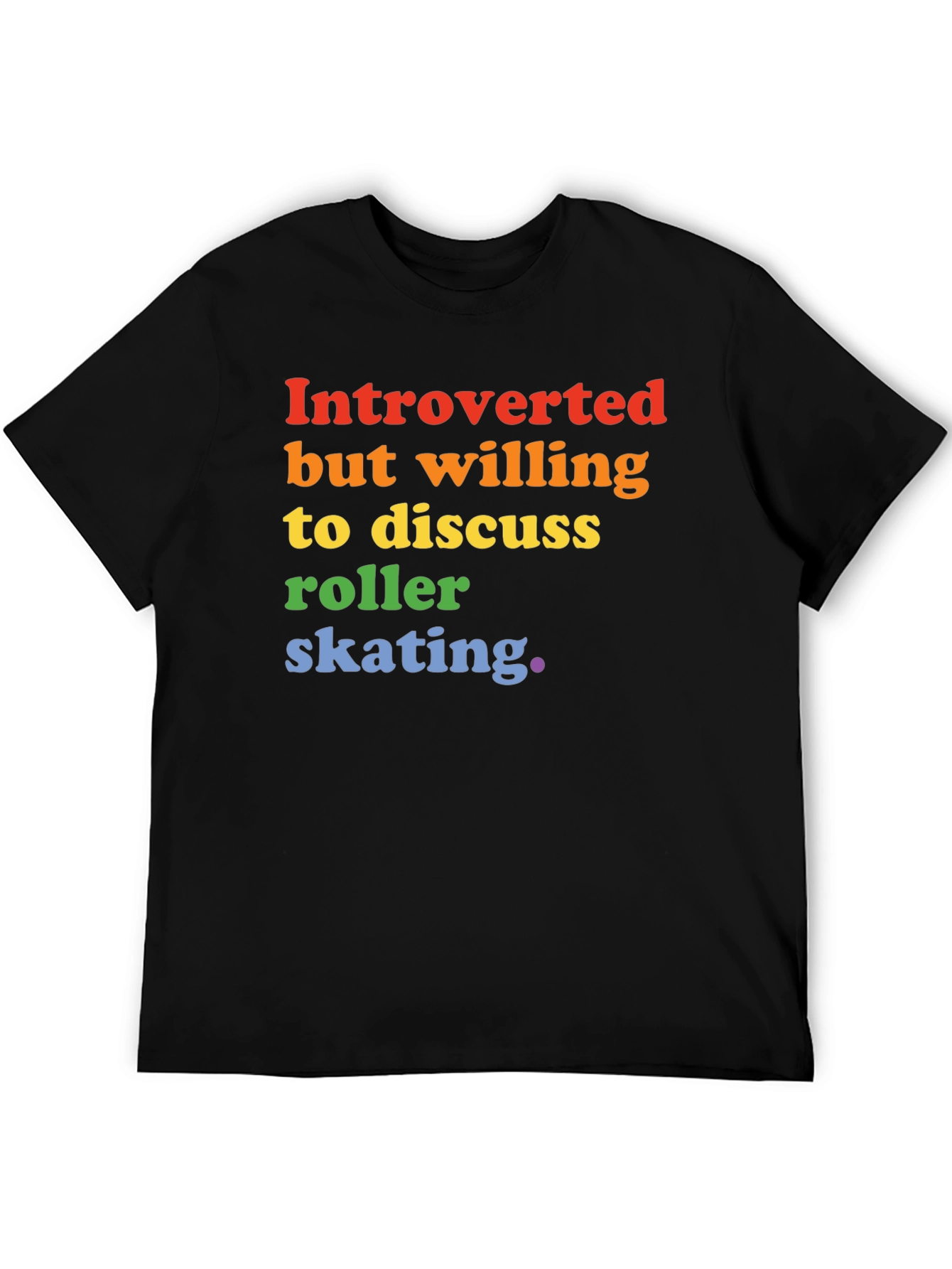 Introverted Roller Skating Graphic Tee