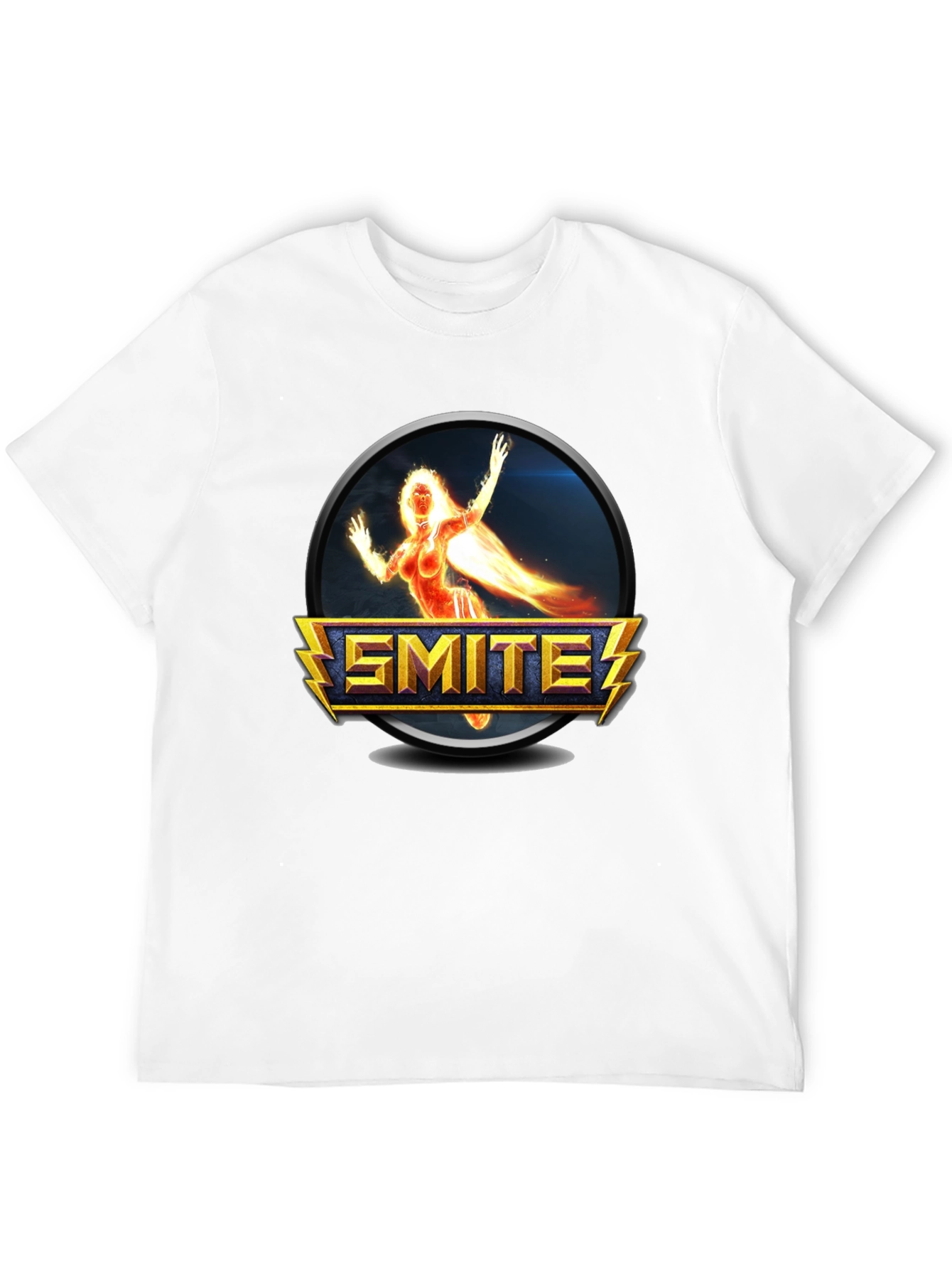 Smite Game Character Black T-Shirt