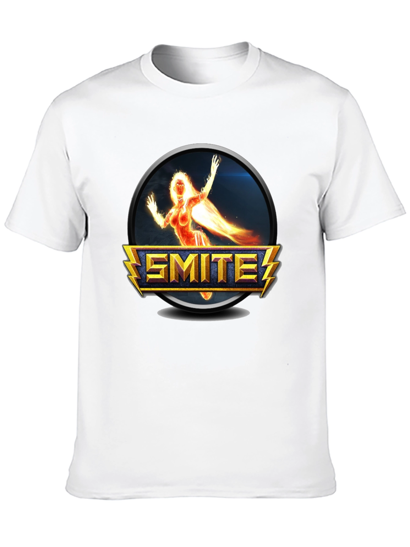 Smite Game Character Black T-Shirt