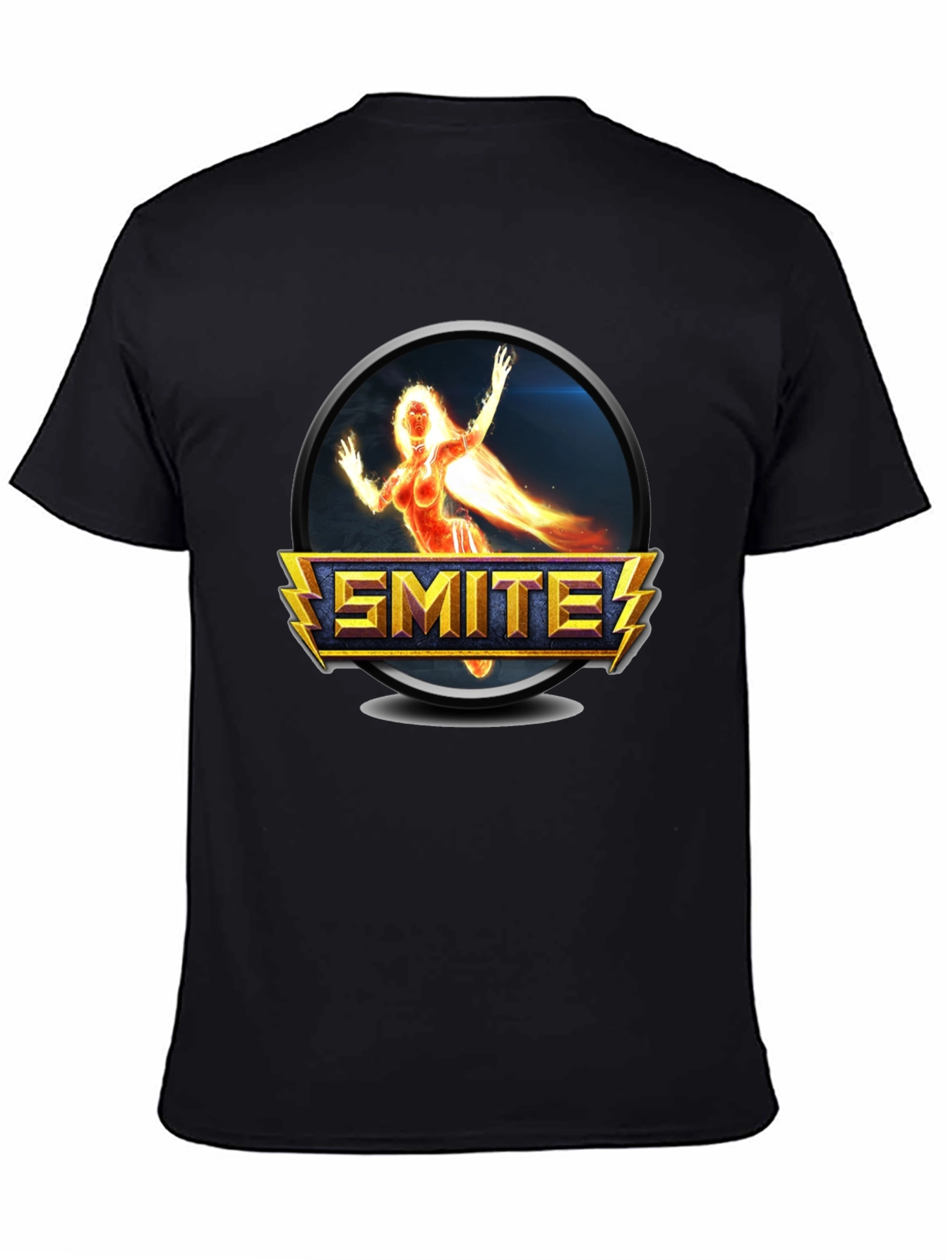 Smite Game Character Black T-Shirt