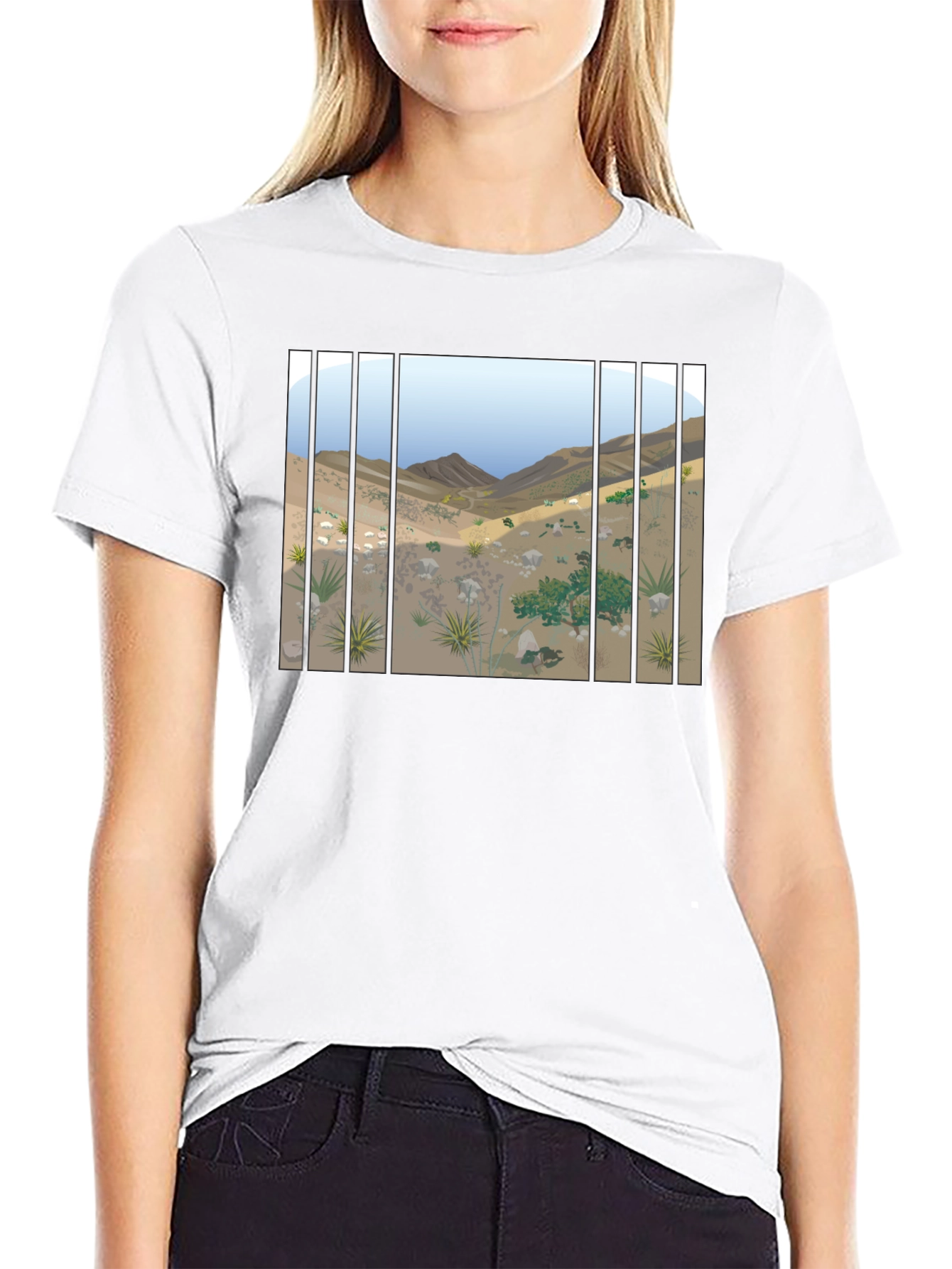 Desert Behind Bars Graphic Tee