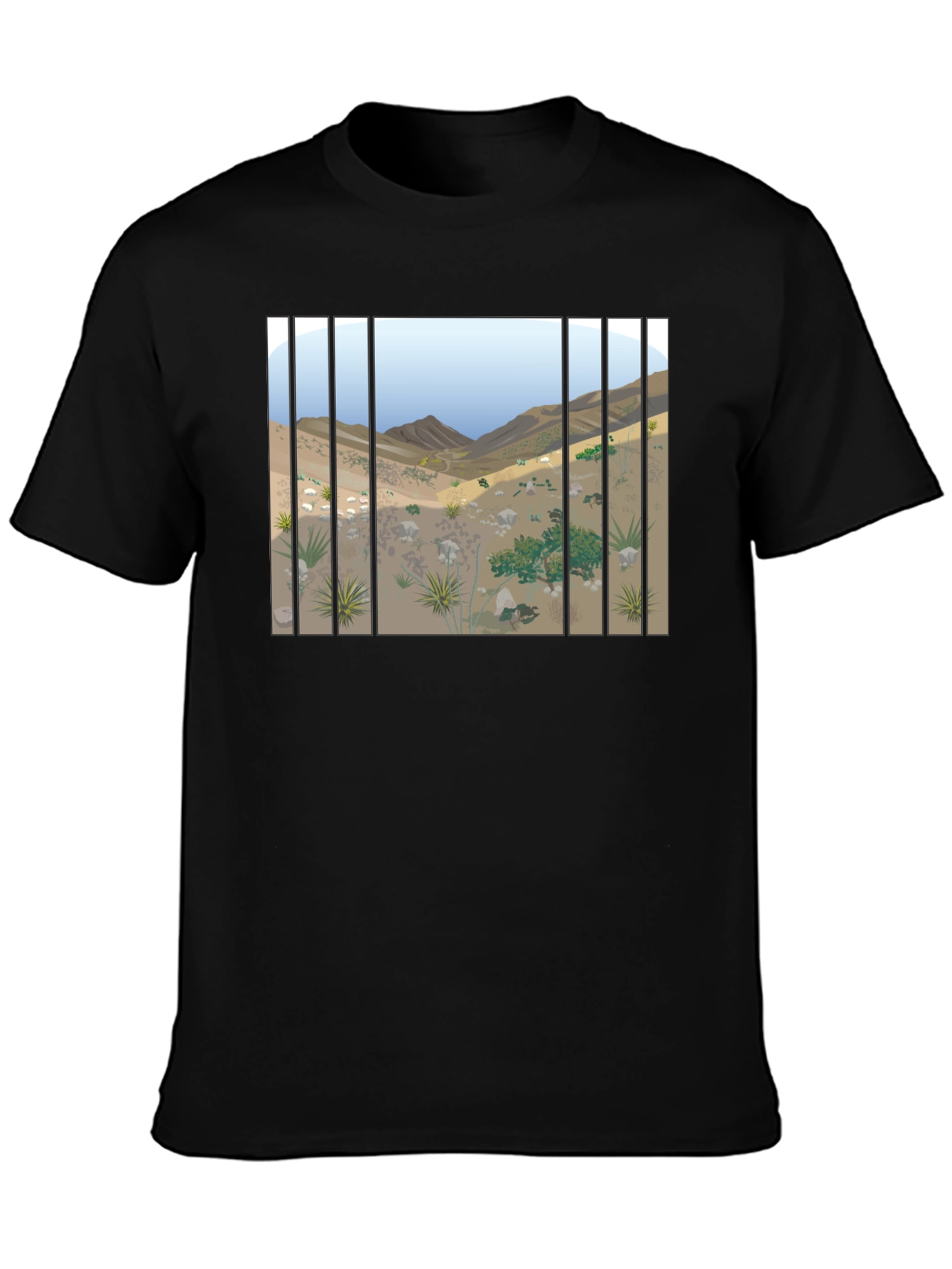 Desert Behind Bars Graphic Tee
