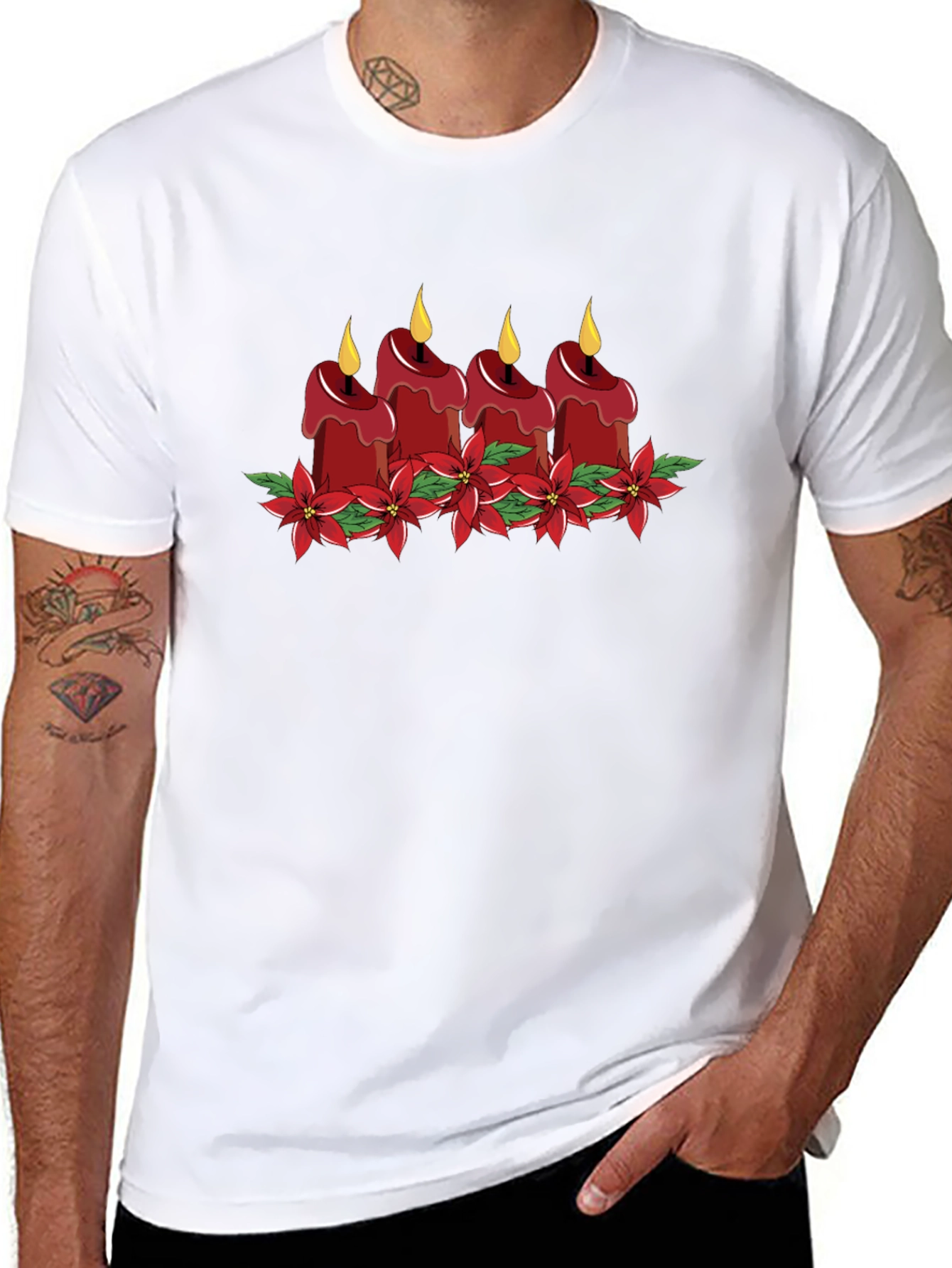 Festive Candles T-Shirt