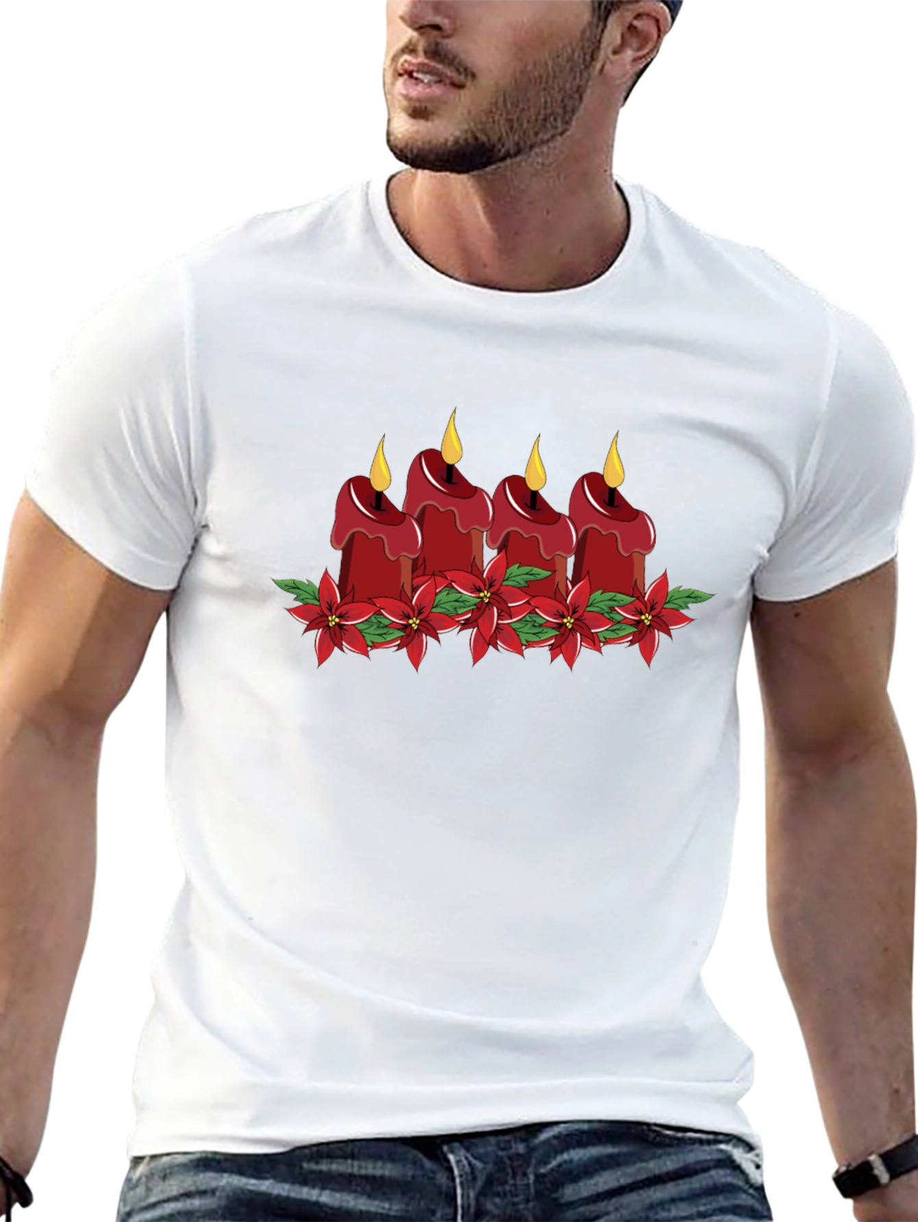 Festive Candles T-Shirt