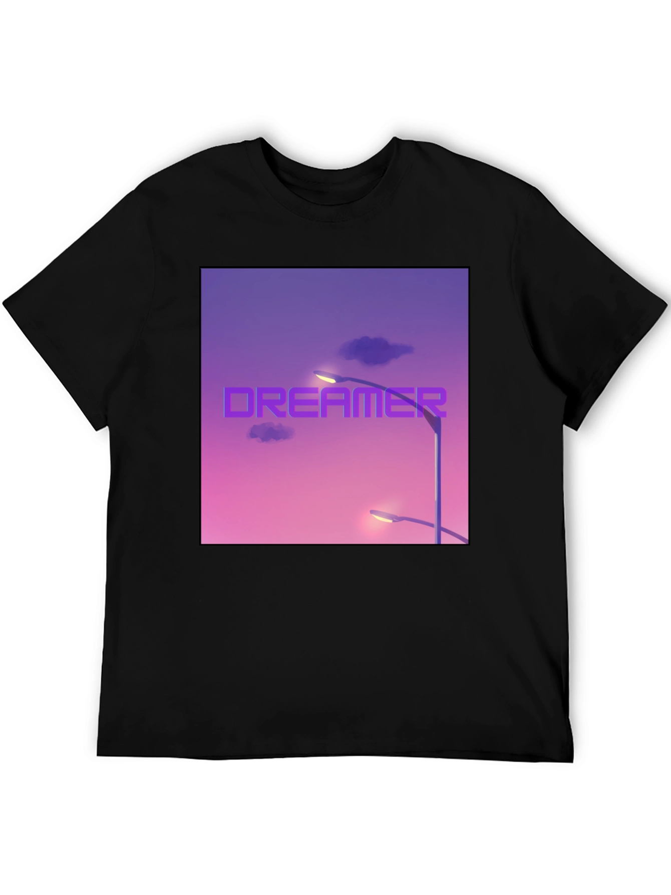 Dreamer Graphic T-Shirt - Black Cotton Tee