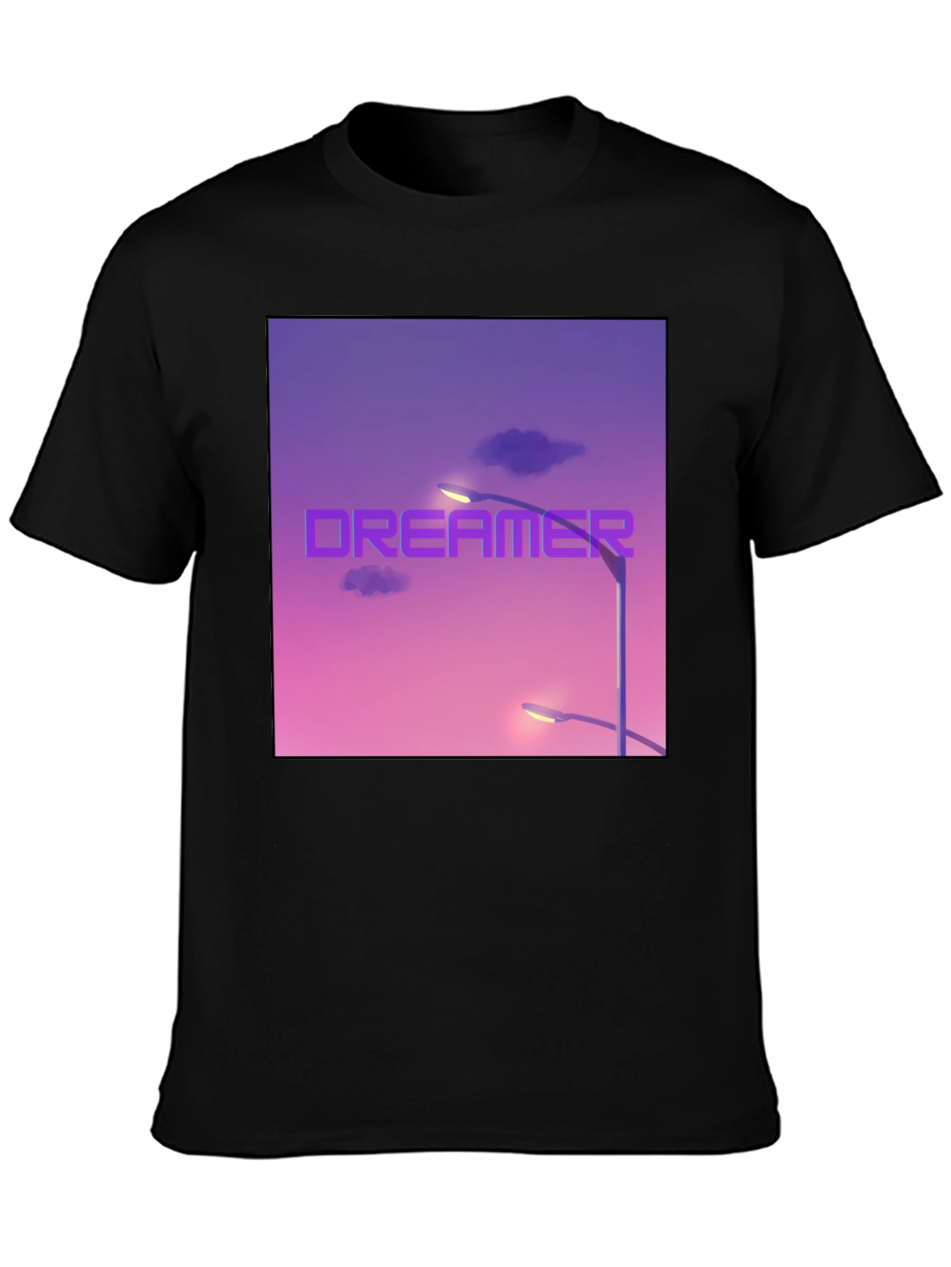 Dreamer Graphic T-Shirt - Black Cotton Tee