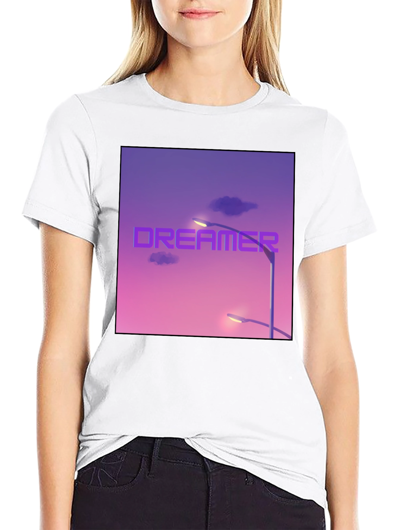 Dreamer Graphic T-Shirt - Black Cotton Tee