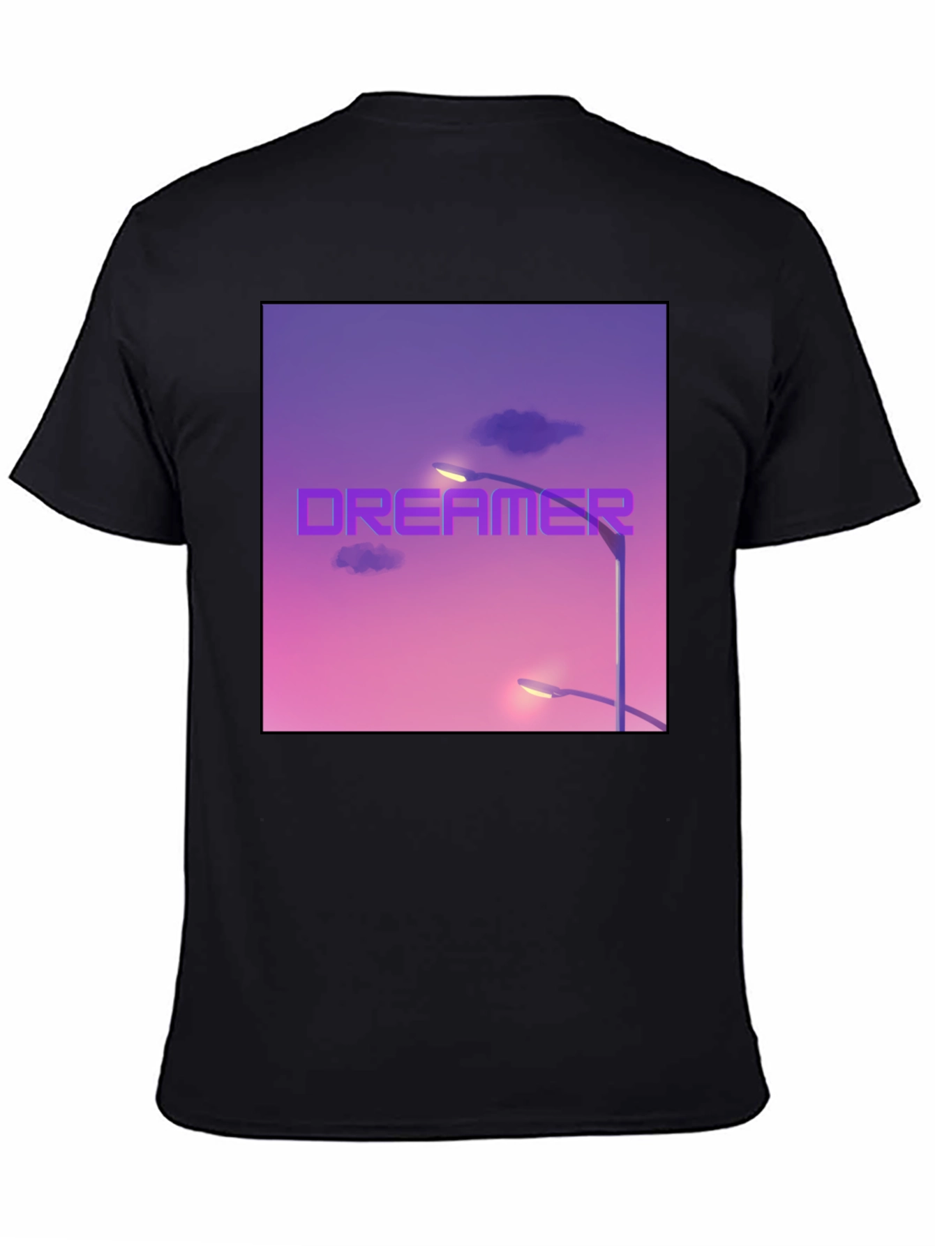 Dreamer Graphic T-Shirt - Black Cotton Tee