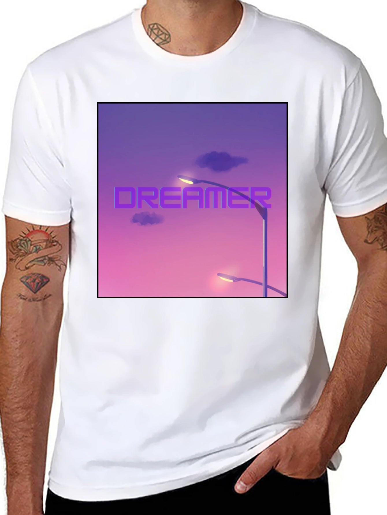 Dreamer Graphic T-Shirt - Black Cotton Tee