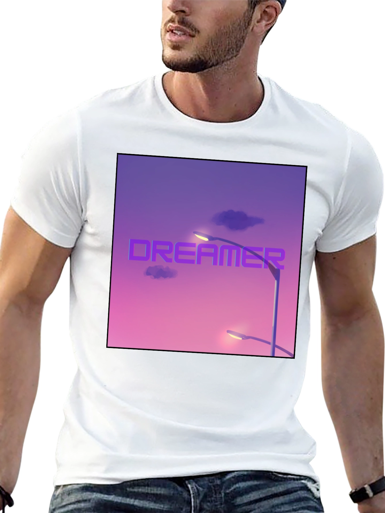 Dreamer Graphic T-Shirt - Black Cotton Tee