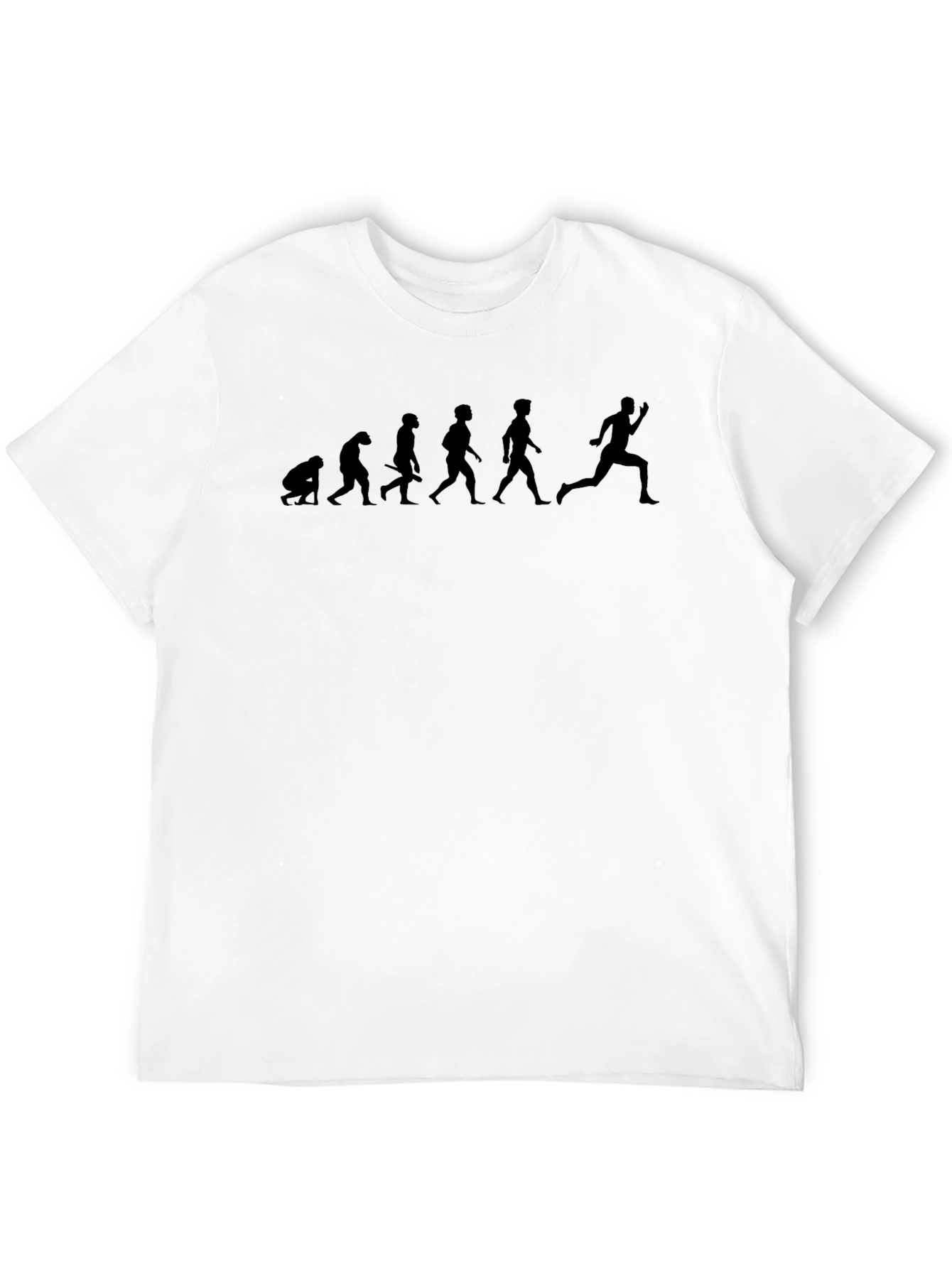 Evolution of a Runner Mens T-Shirt