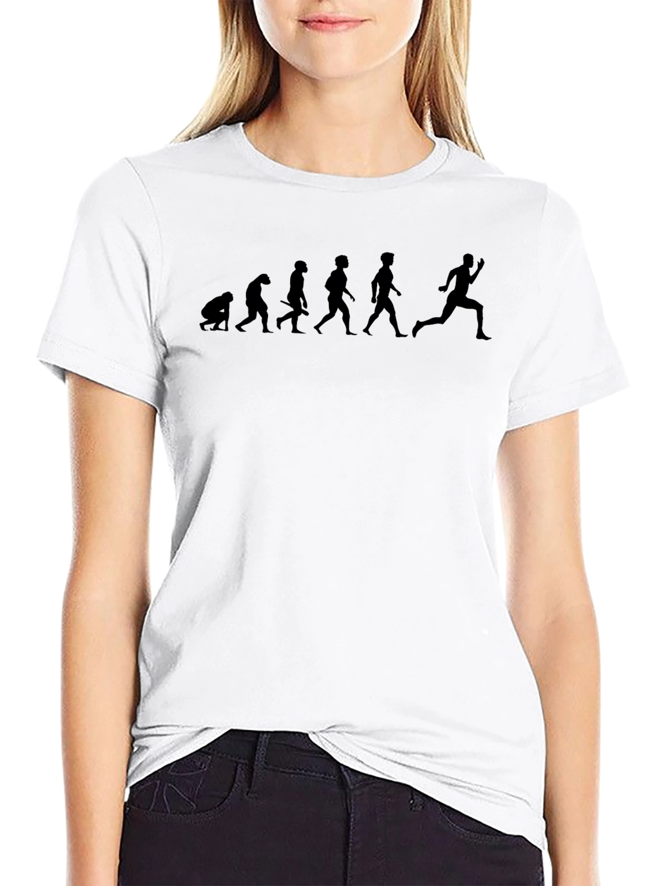 Evolution of a Runner Mens T-Shirt