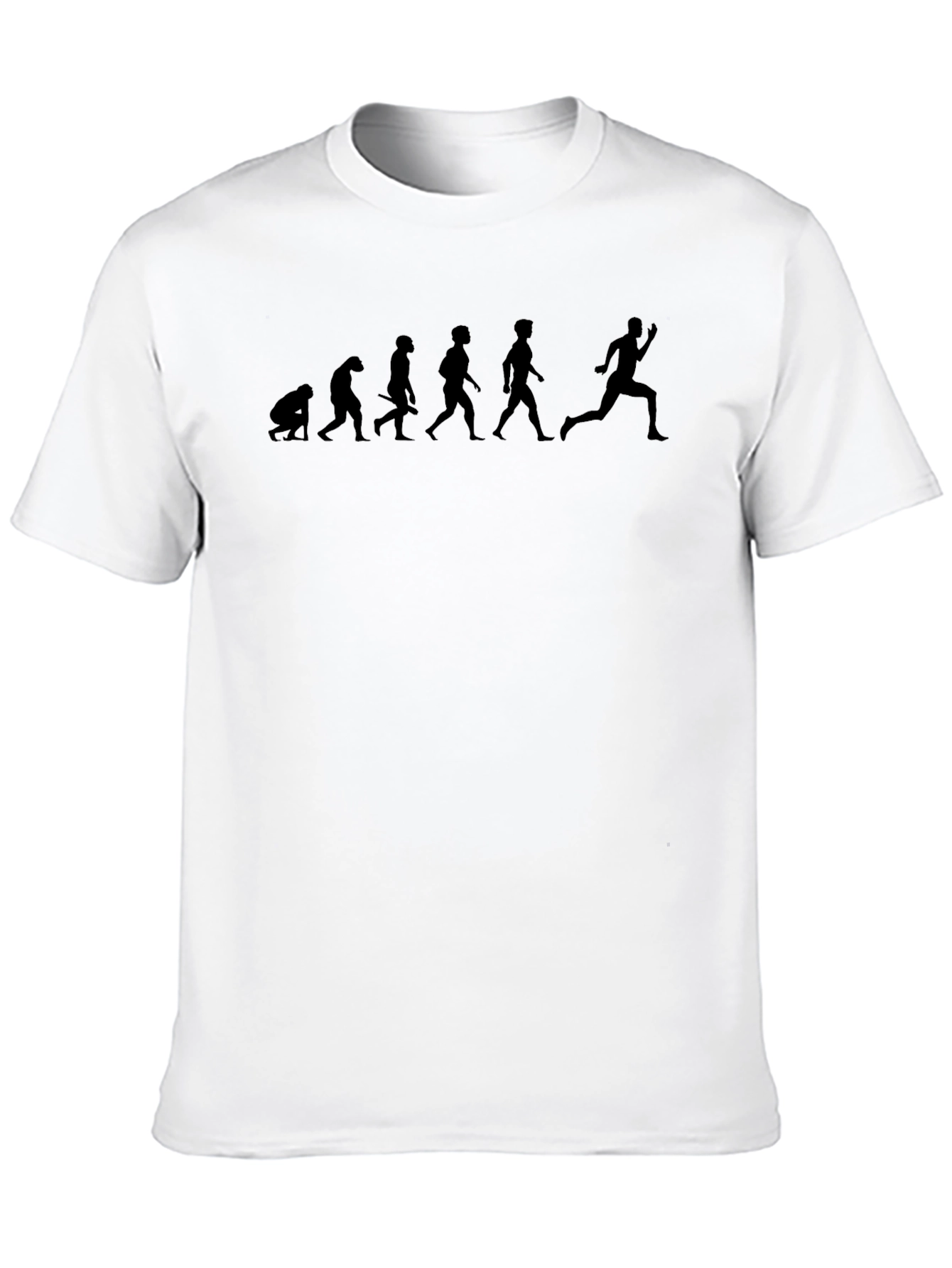Evolution of a Runner Mens T-Shirt