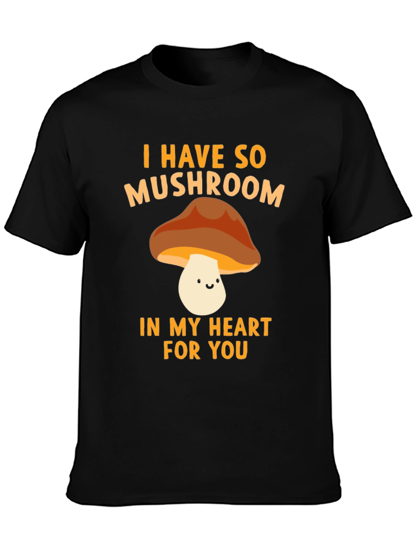 Mushroom Heart Graphic T-Shirt