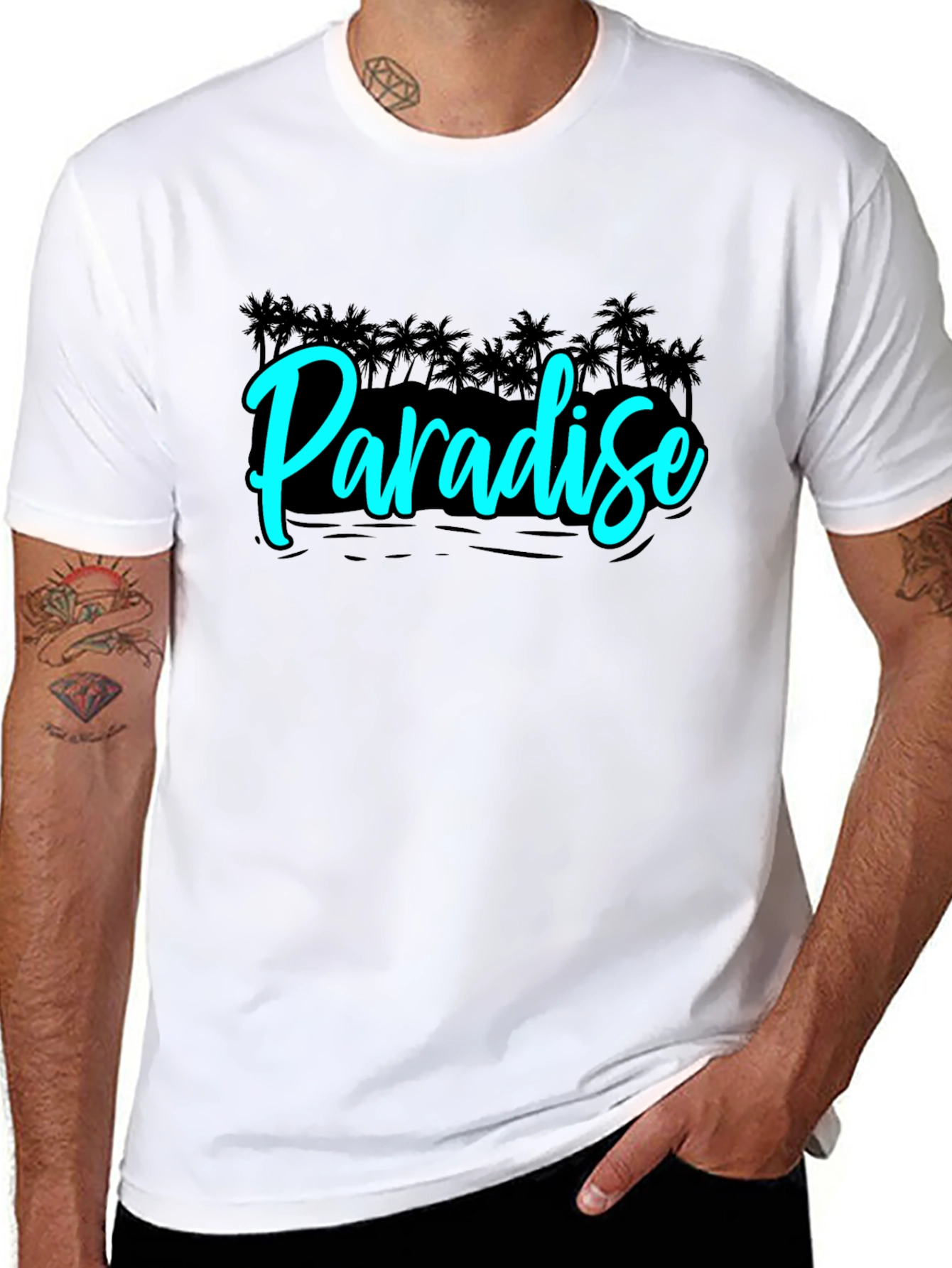 Paradise Graphic Tee - Island Getaway Style