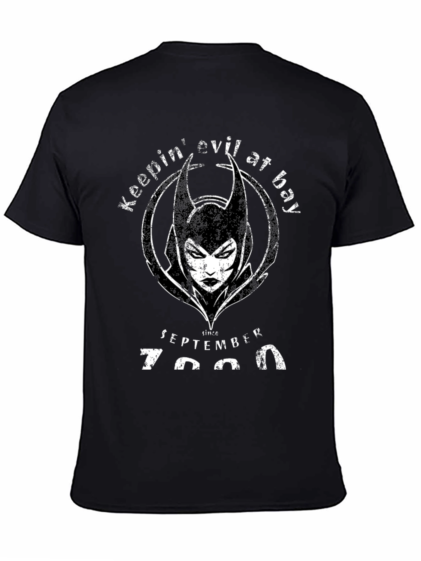 Keepin Evil at Bay Black T-Shirt