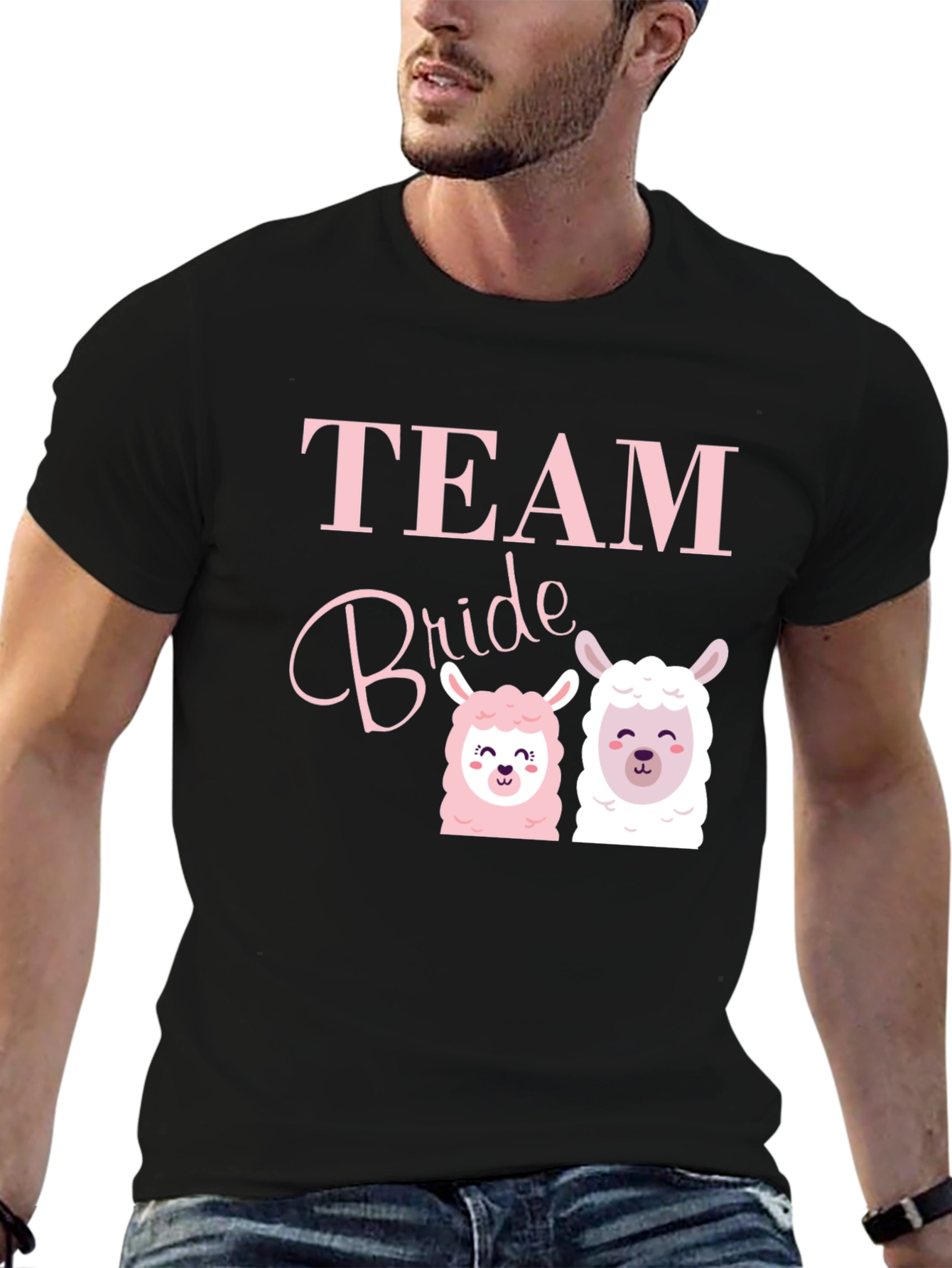 Team Bride Llama T-Shirt Bridal Party Tee