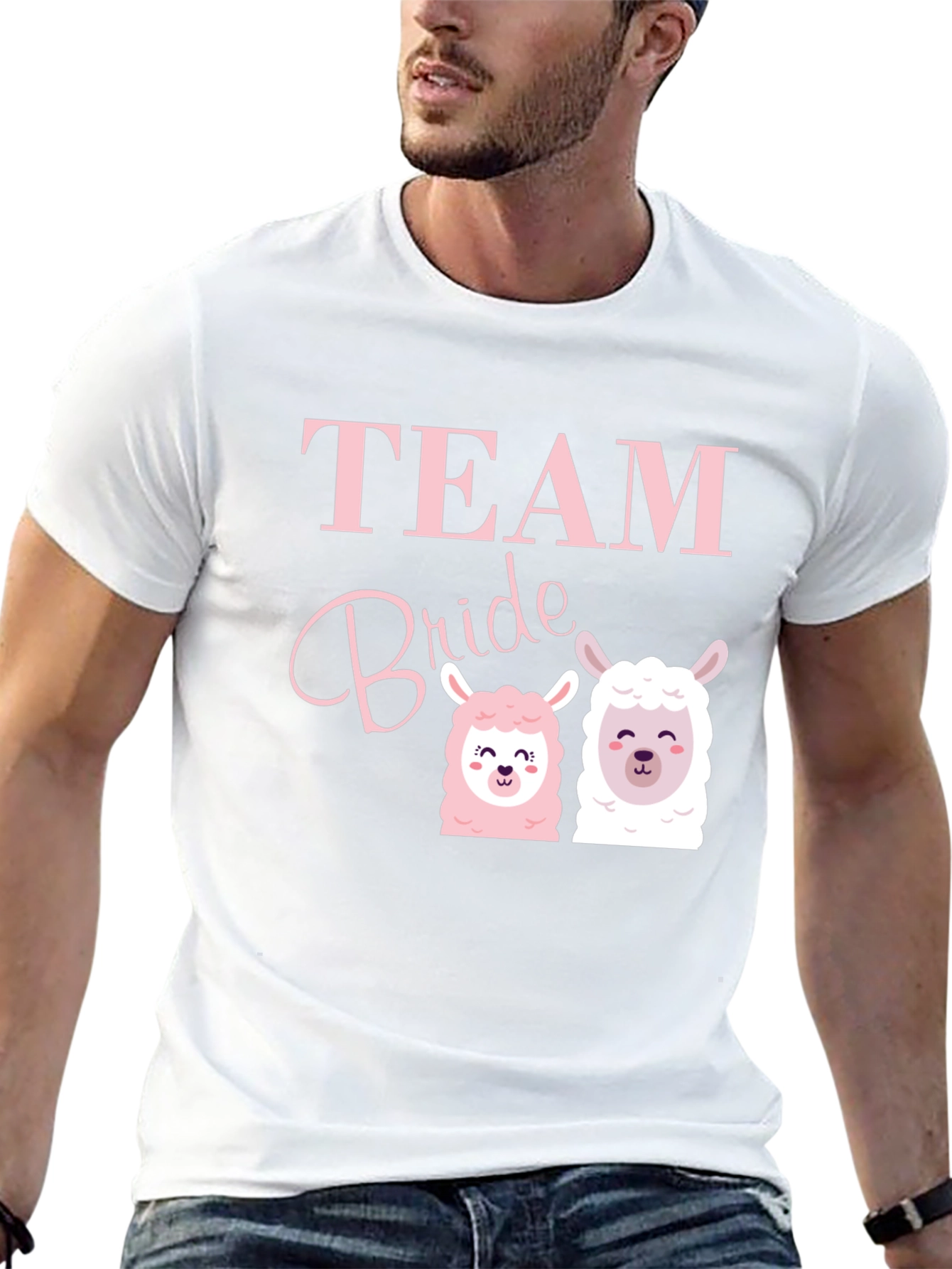 Team Bride Llama T-Shirt Bridal Party Tee