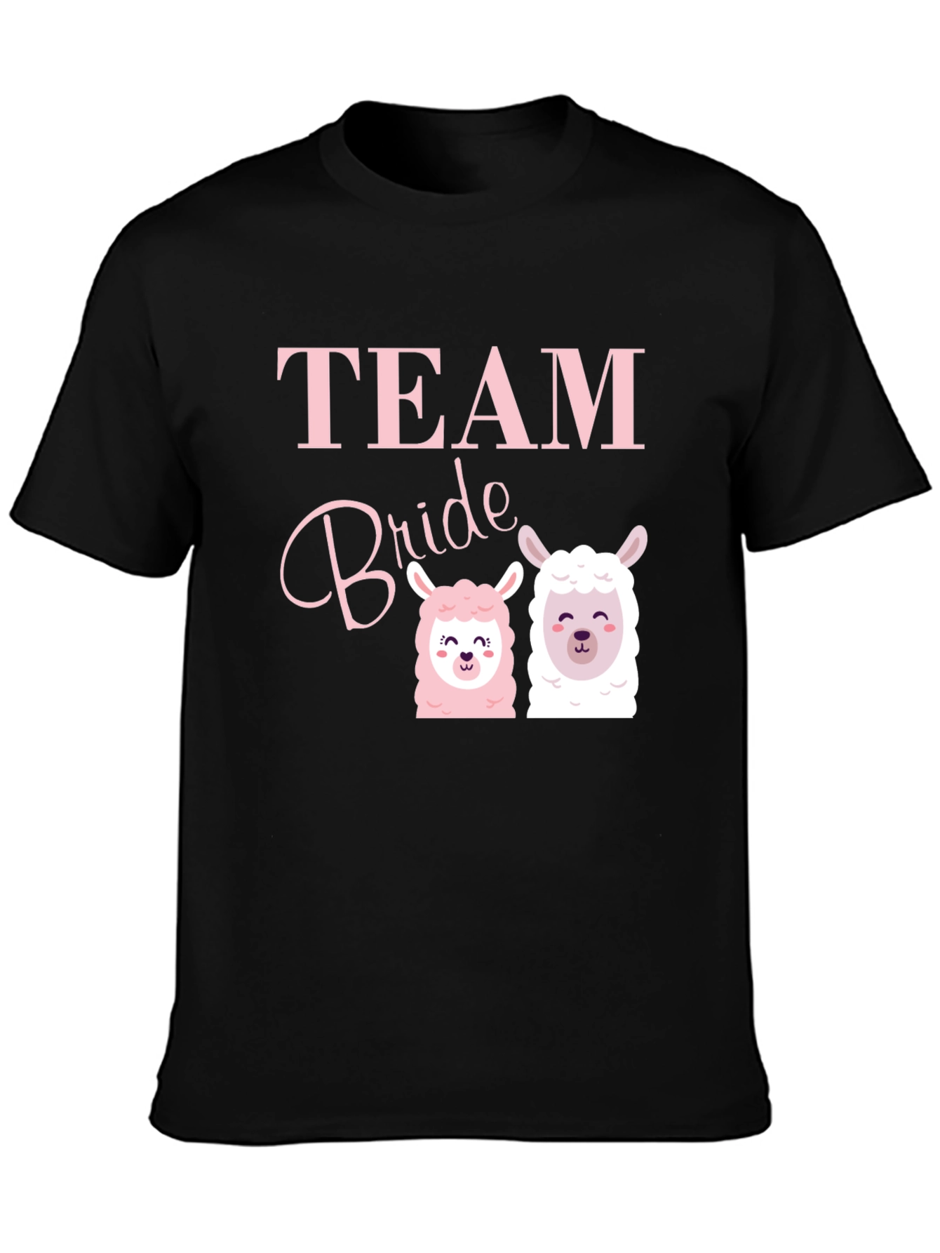 Team Bride Llama T-Shirt Bridal Party Tee