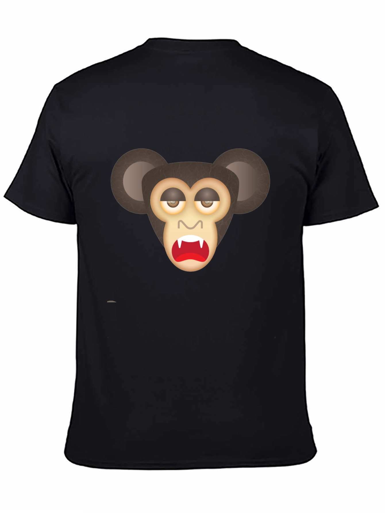 Monkey Graphic Black T-Shirt
