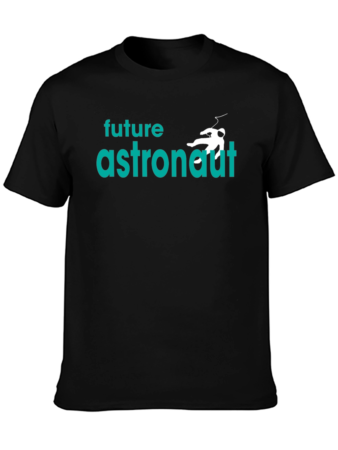 Future Astronaut Graphic Tee - Black