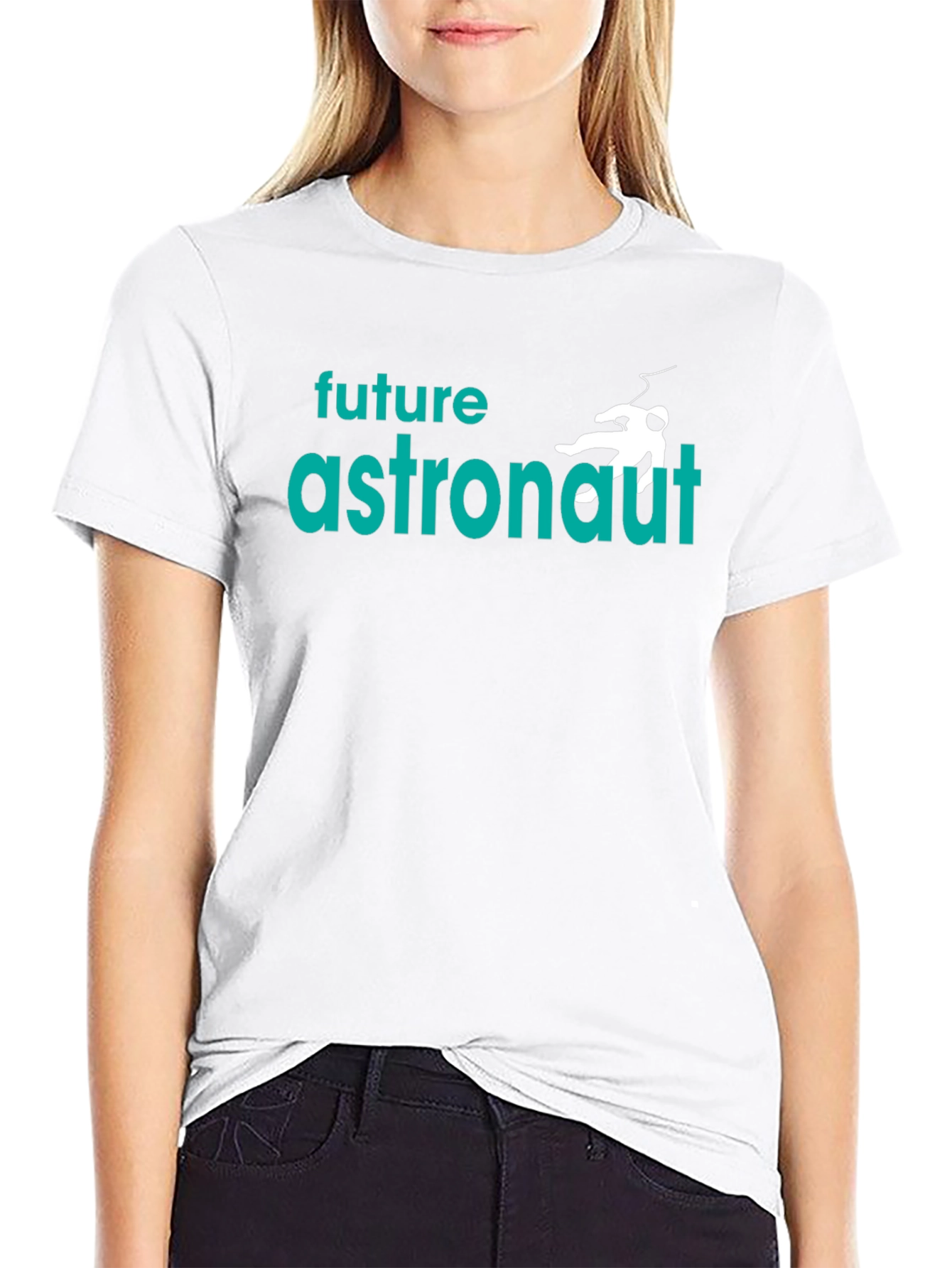 Future Astronaut Graphic Tee - Black
