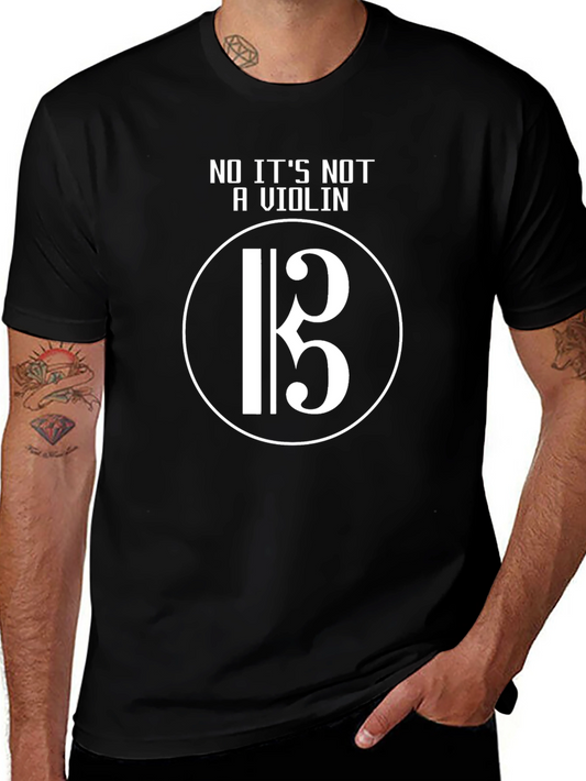 Viola Clef T-Shirt - Its Not A Violin!