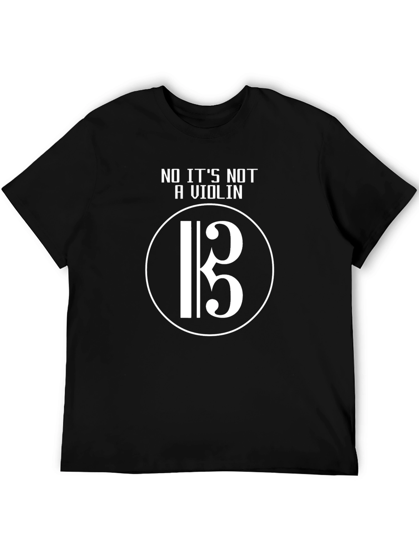 Viola Clef T-Shirt - Its Not A Violin!