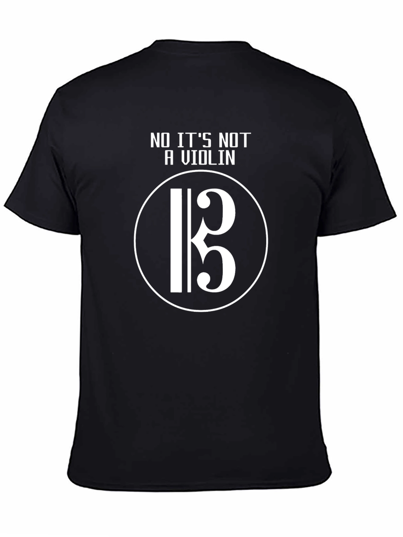 Viola Clef T-Shirt - Its Not A Violin!