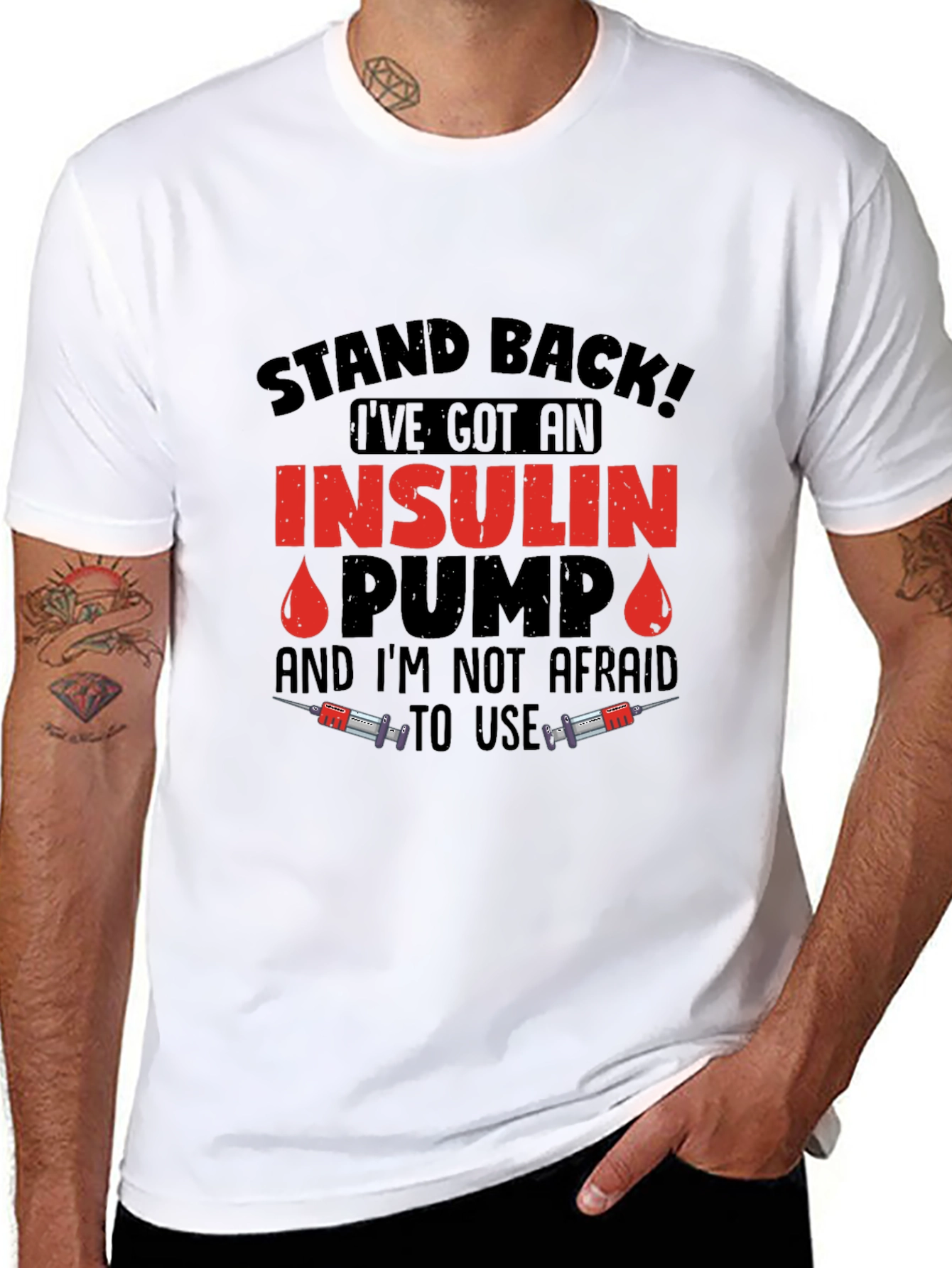 Insulin Pump T-Shirt - Stand Back!