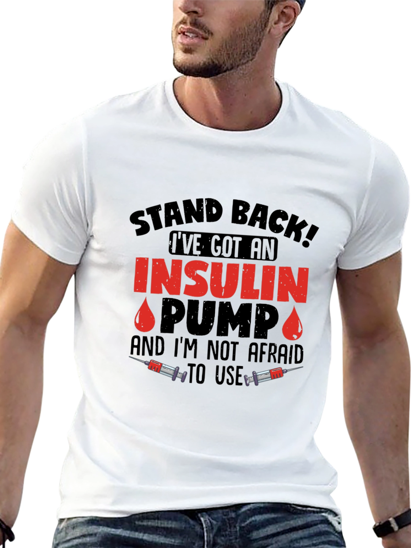 Insulin Pump T-Shirt - Stand Back!