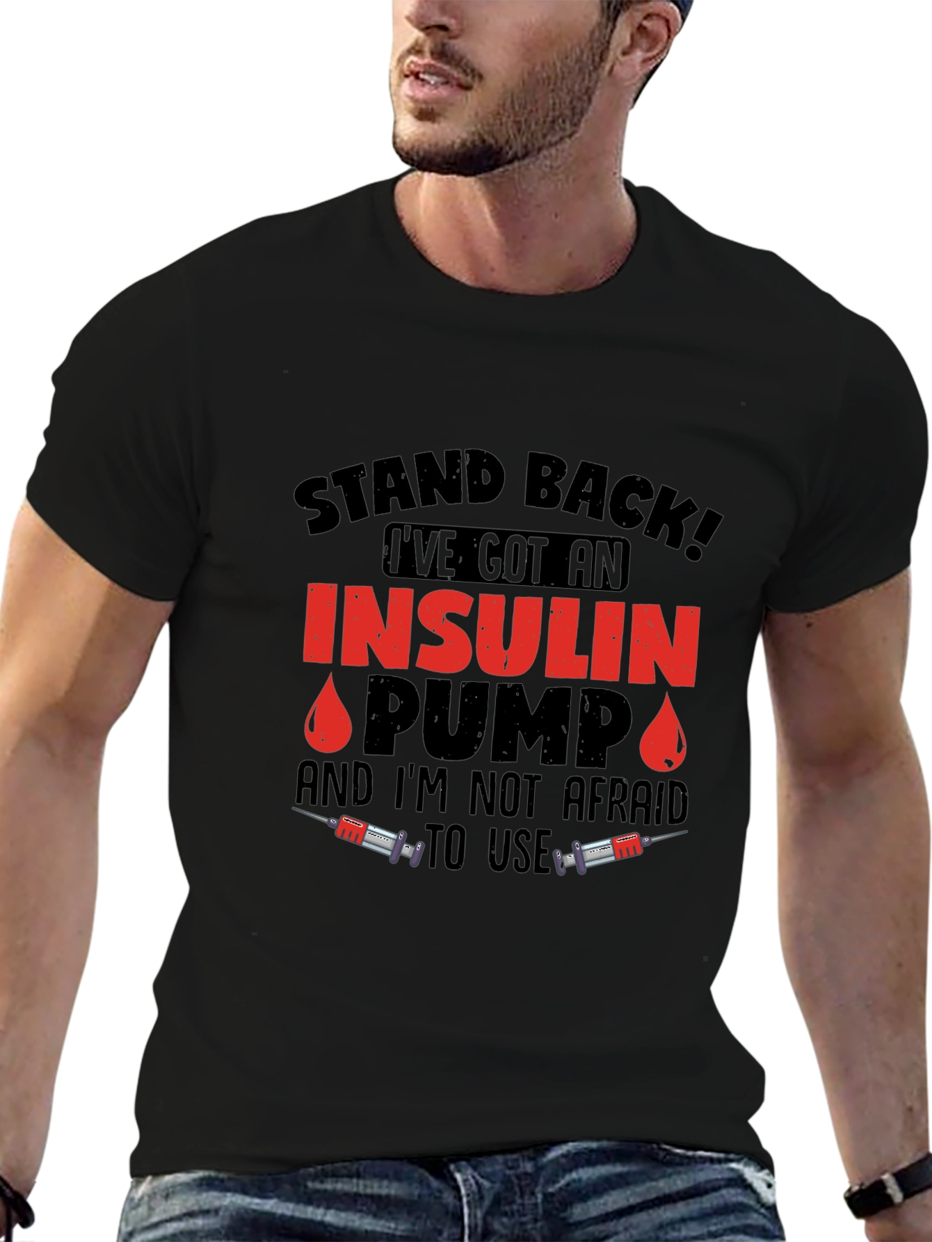 Insulin Pump T-Shirt - Stand Back!