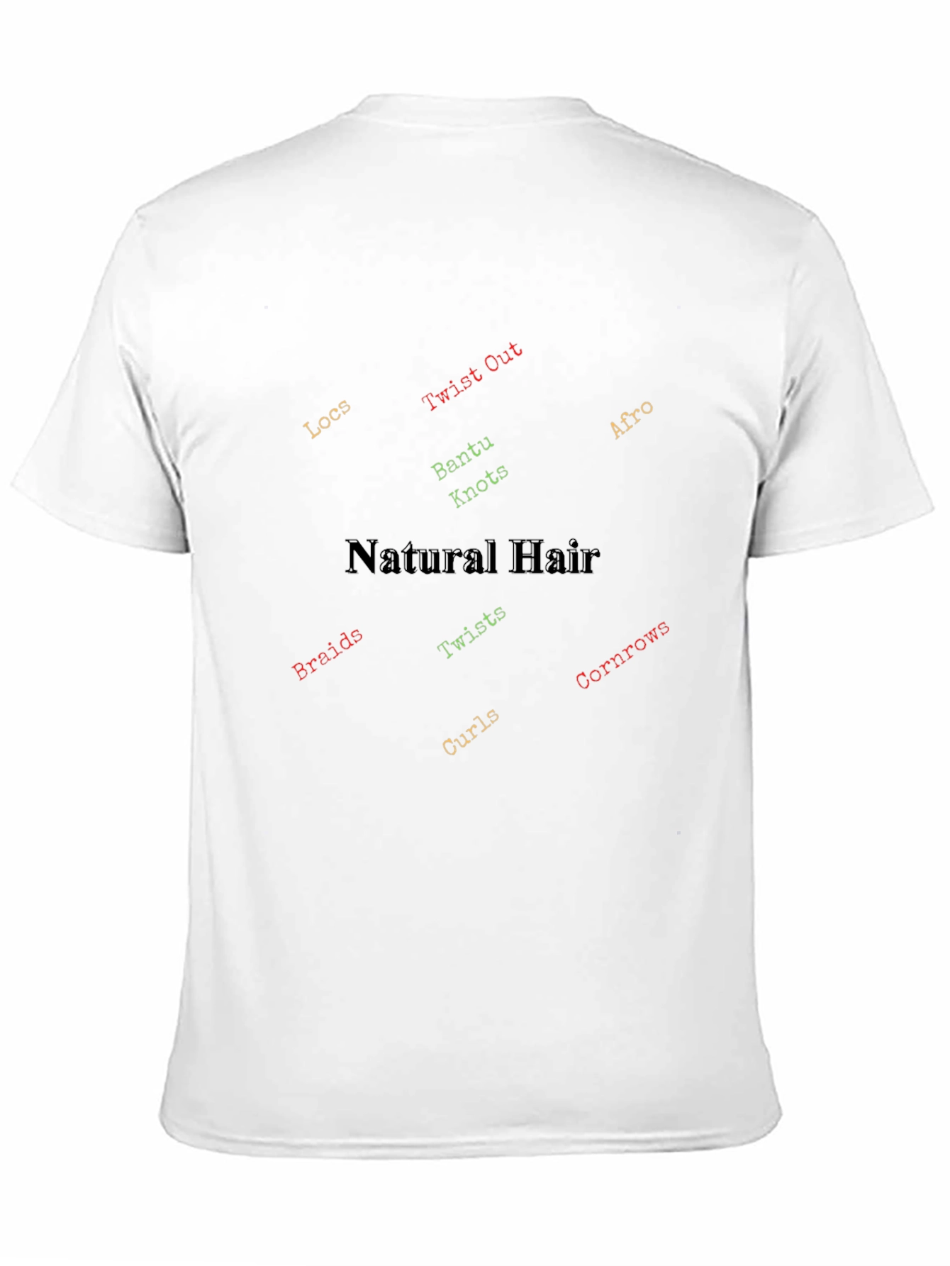 Natural Hair T-Shirt - Braids Twists Locs Afro Tee