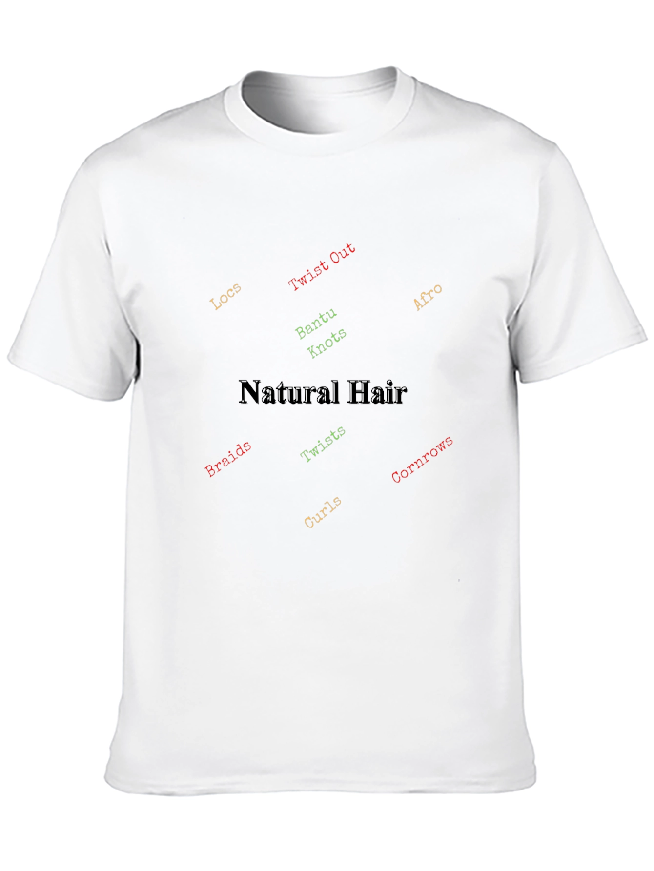 Natural Hair T-Shirt - Braids Twists Locs Afro Tee