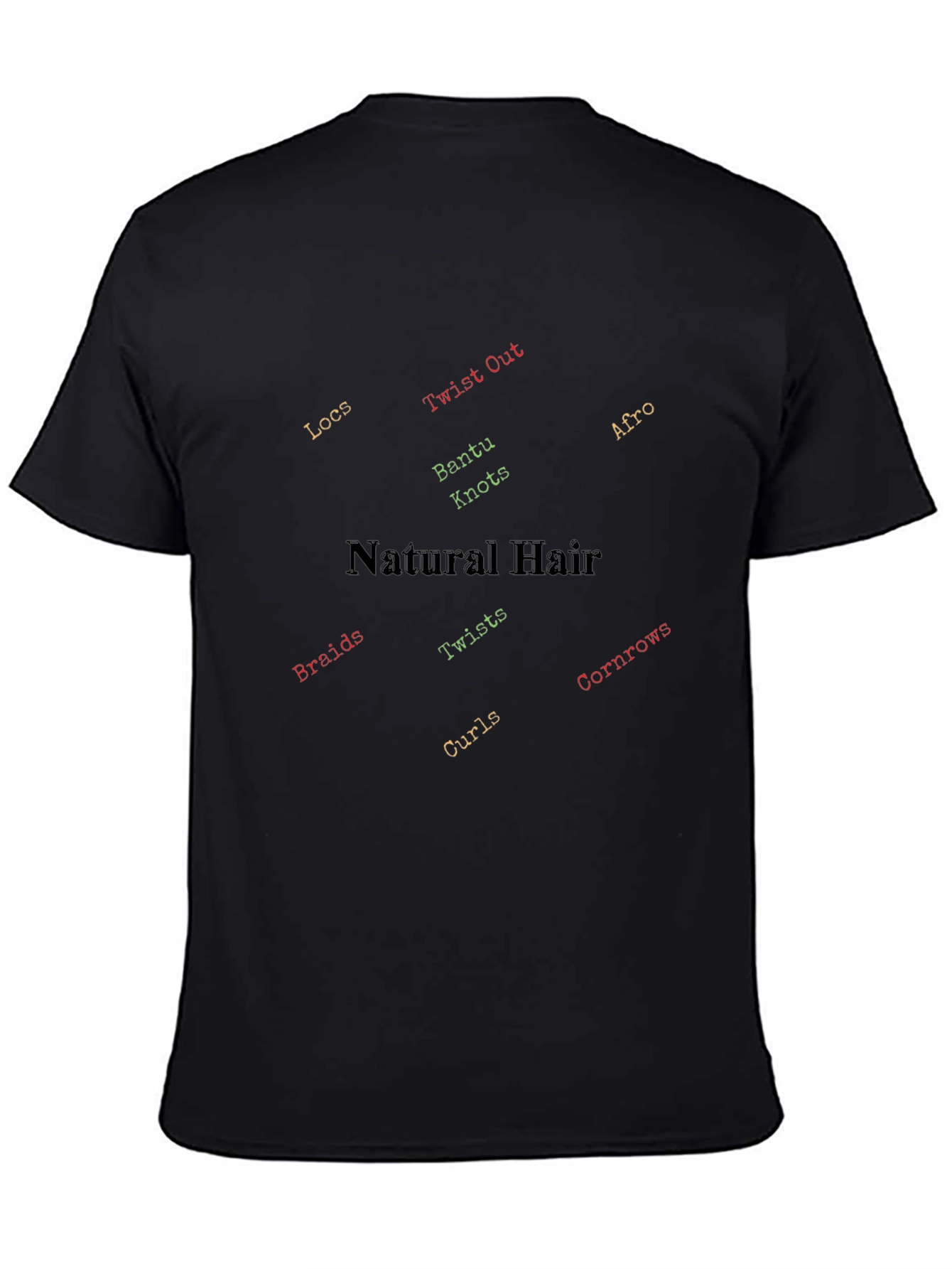 Natural Hair T-Shirt - Braids Twists Locs Afro Tee