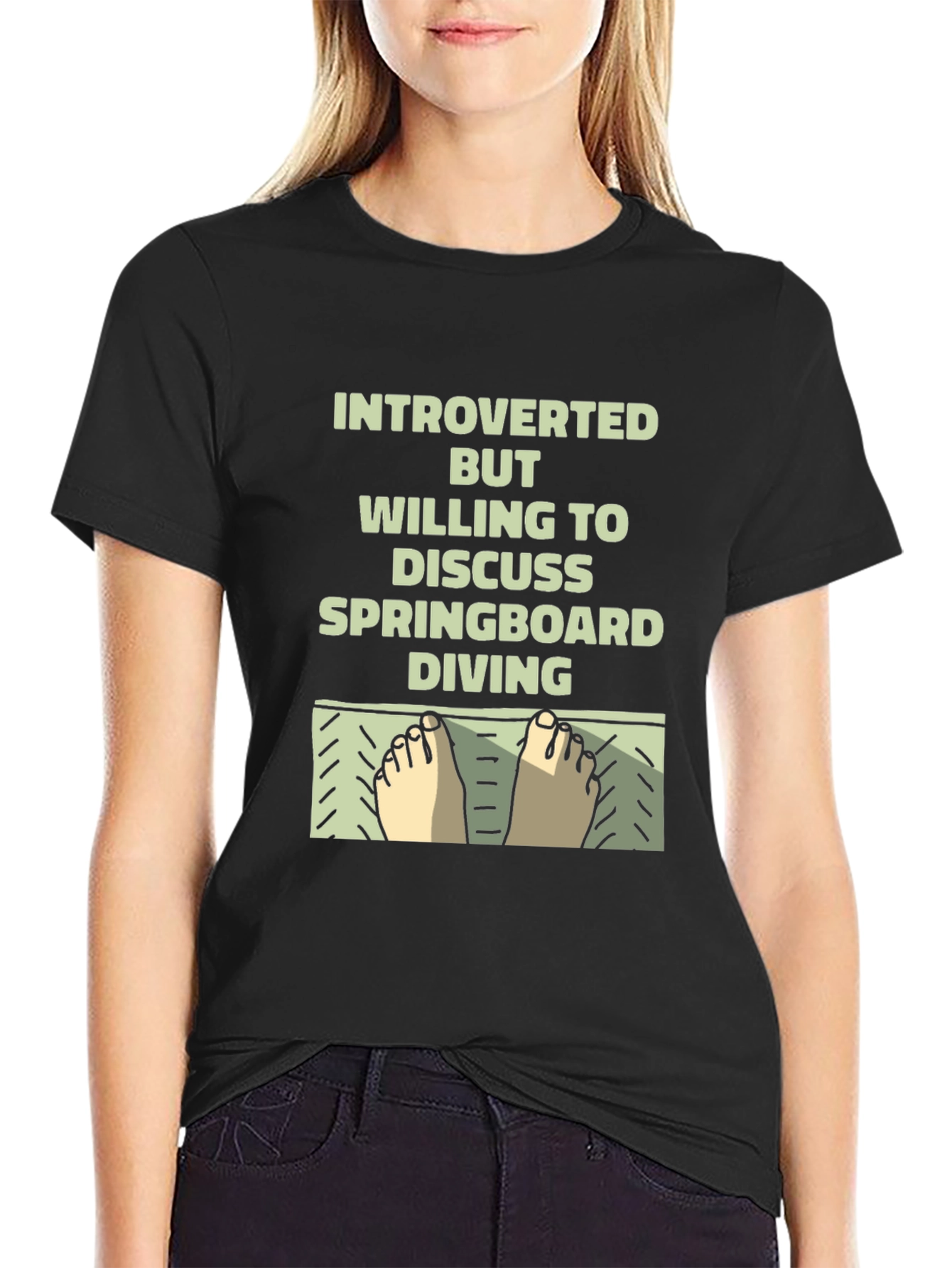 Introverted Springboard Diving T-Shirt