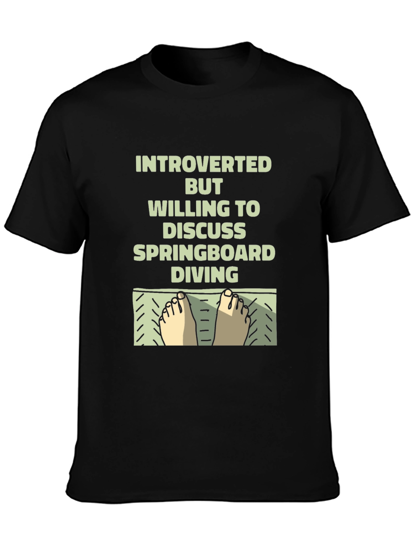 Introverted Springboard Diving T-Shirt