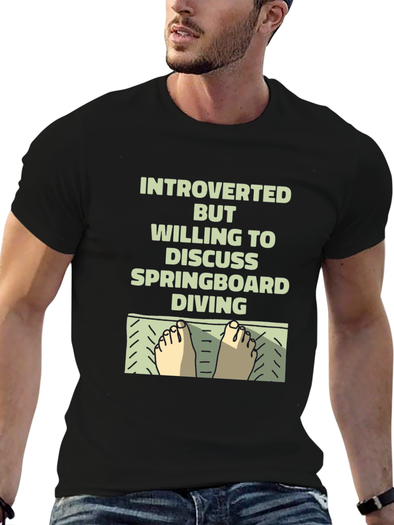 Introverted Springboard Diving T-Shirt