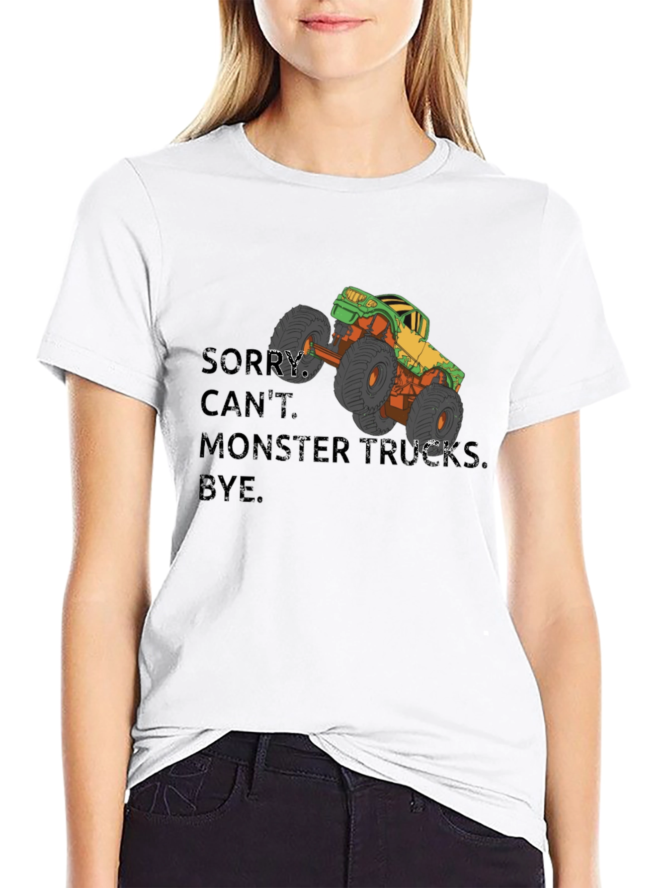 Monster Truck Graphic T-Shirt - Sorry Cant Bye