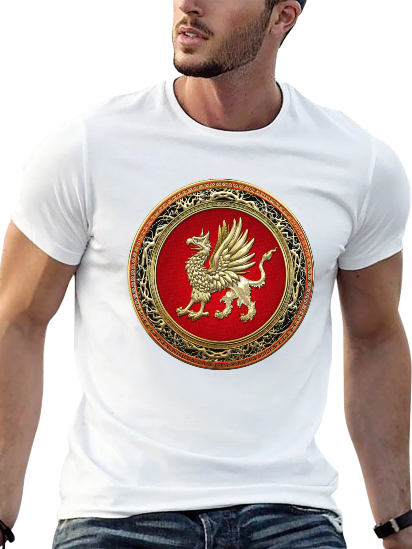 Griffin Emblem Black T-Shirt